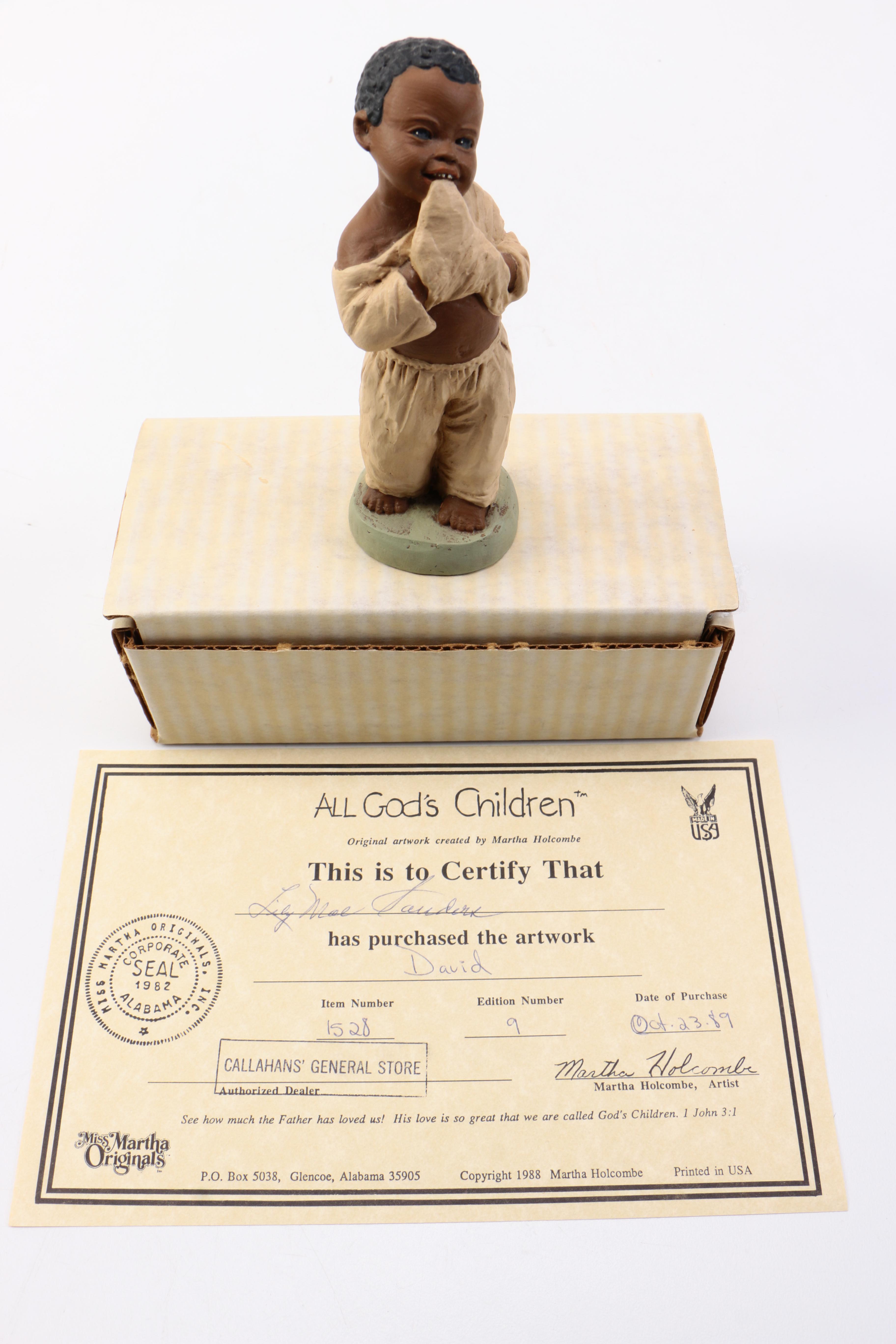 Collection of Martha Holcombe "All God's Children" Figurines