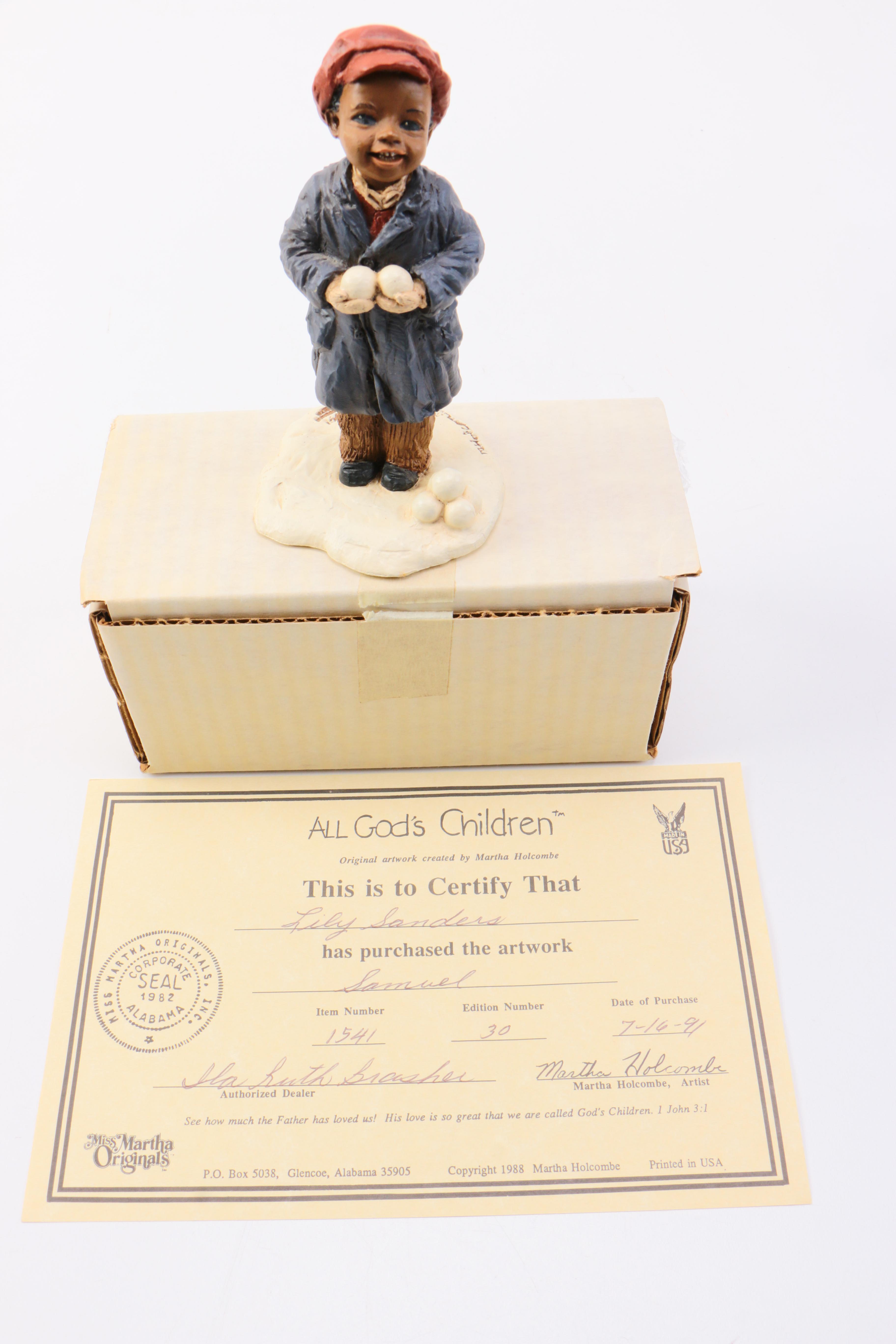 Collection of Martha Holcombe "All God's Children" Figurines