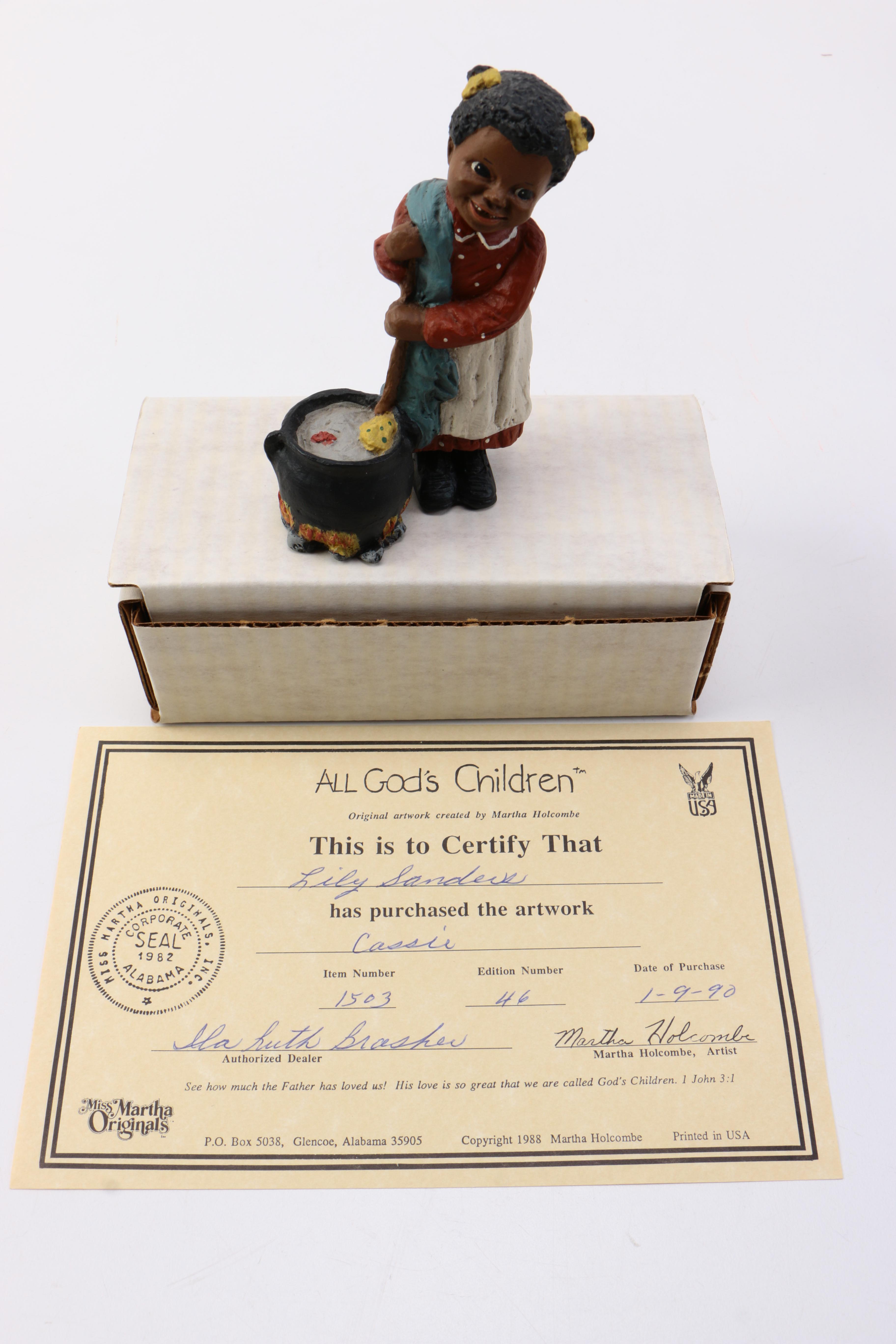 Collection of Martha Holcombe "All God's Children" Figurines