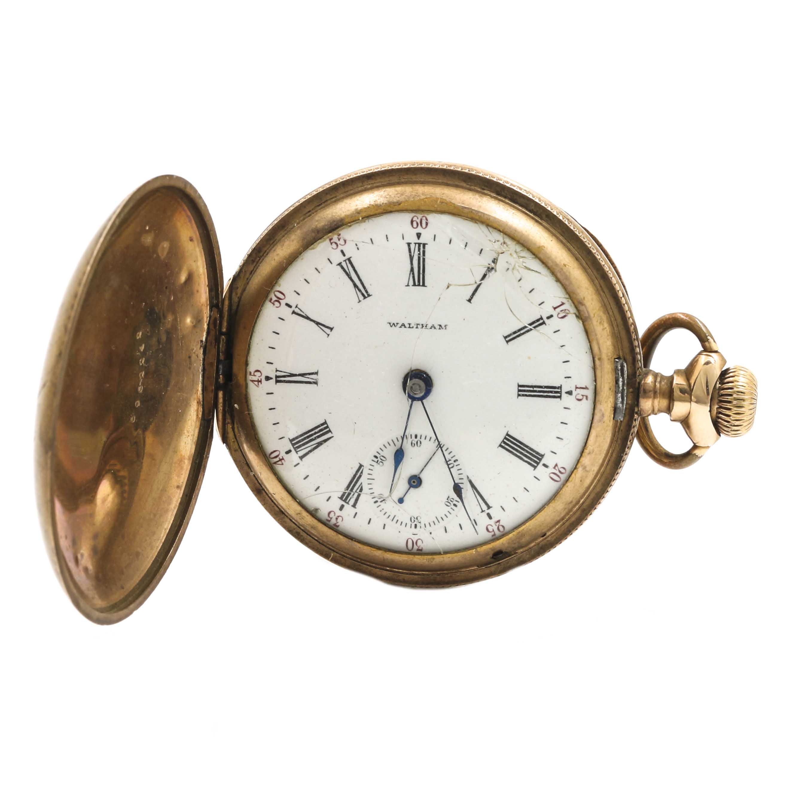 Antique Waltham Hunter Case Pocket Watch