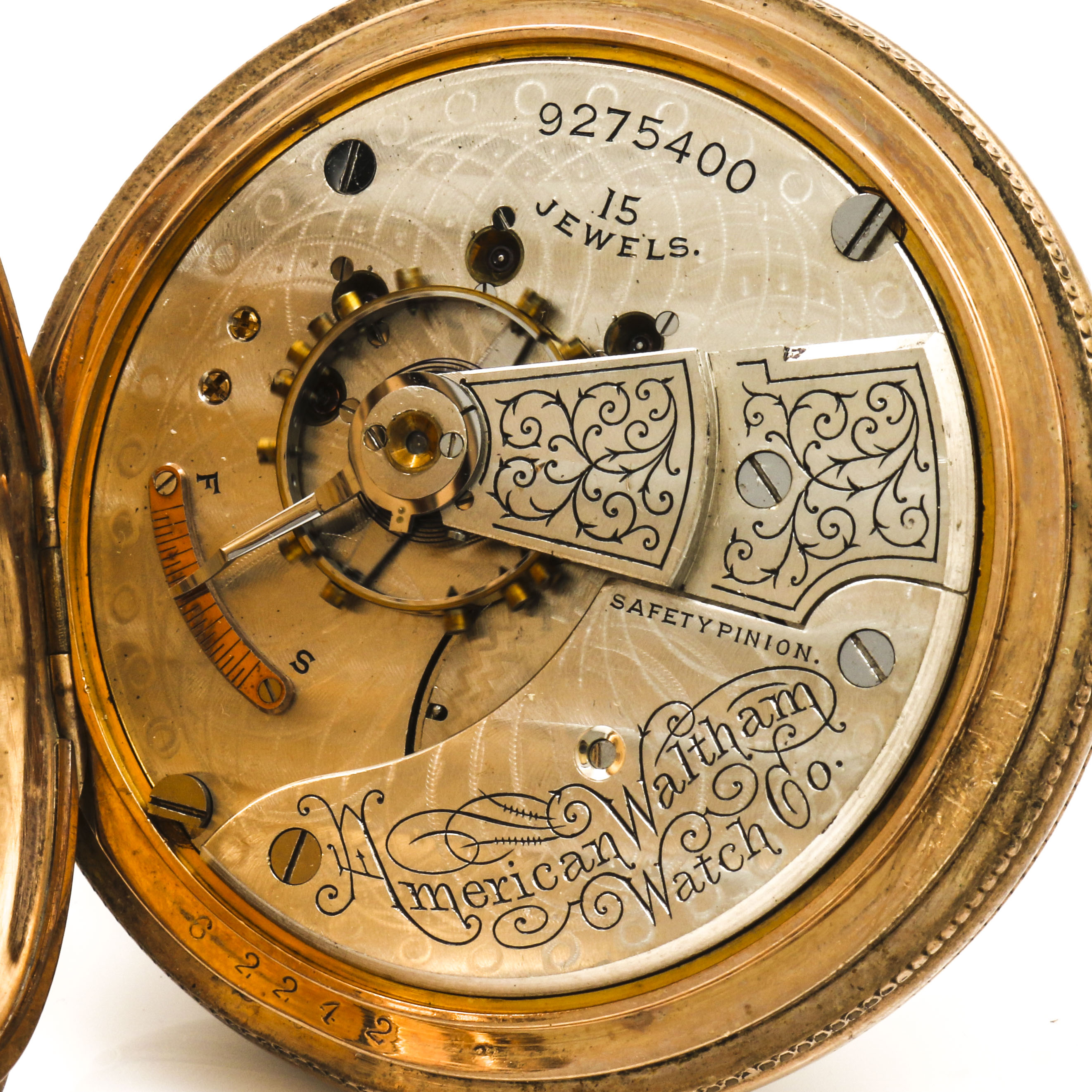 Antique Waltham Hunter Case Pocket Watch