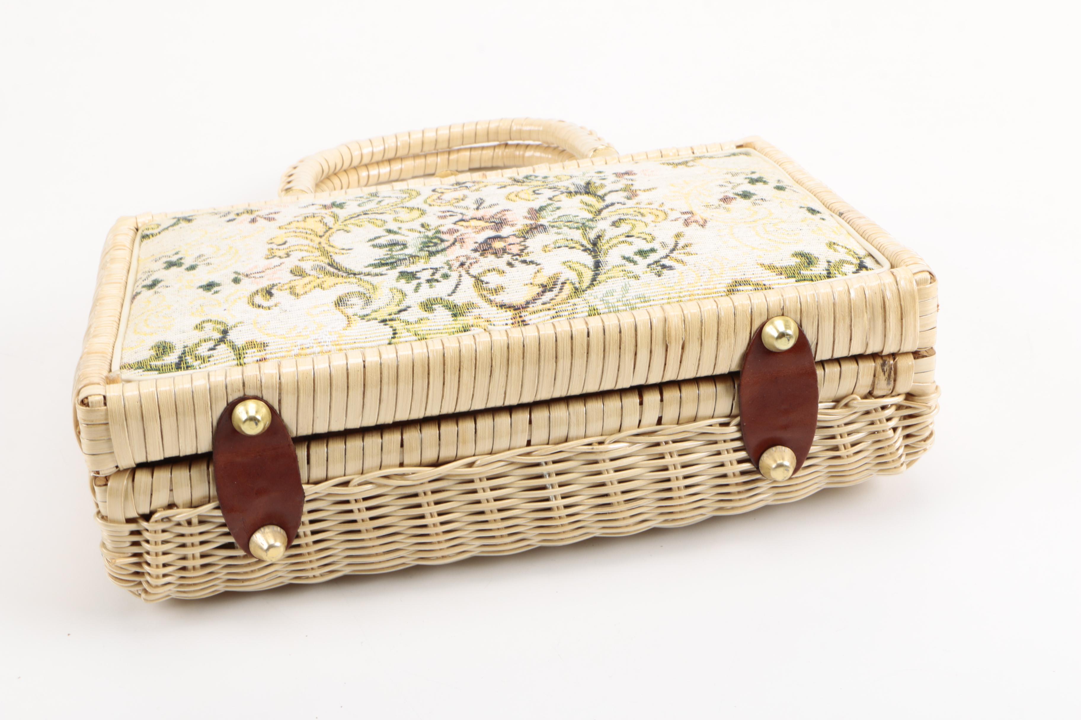 Vintage Handbags and Box Purses Including Fleurette of Miami