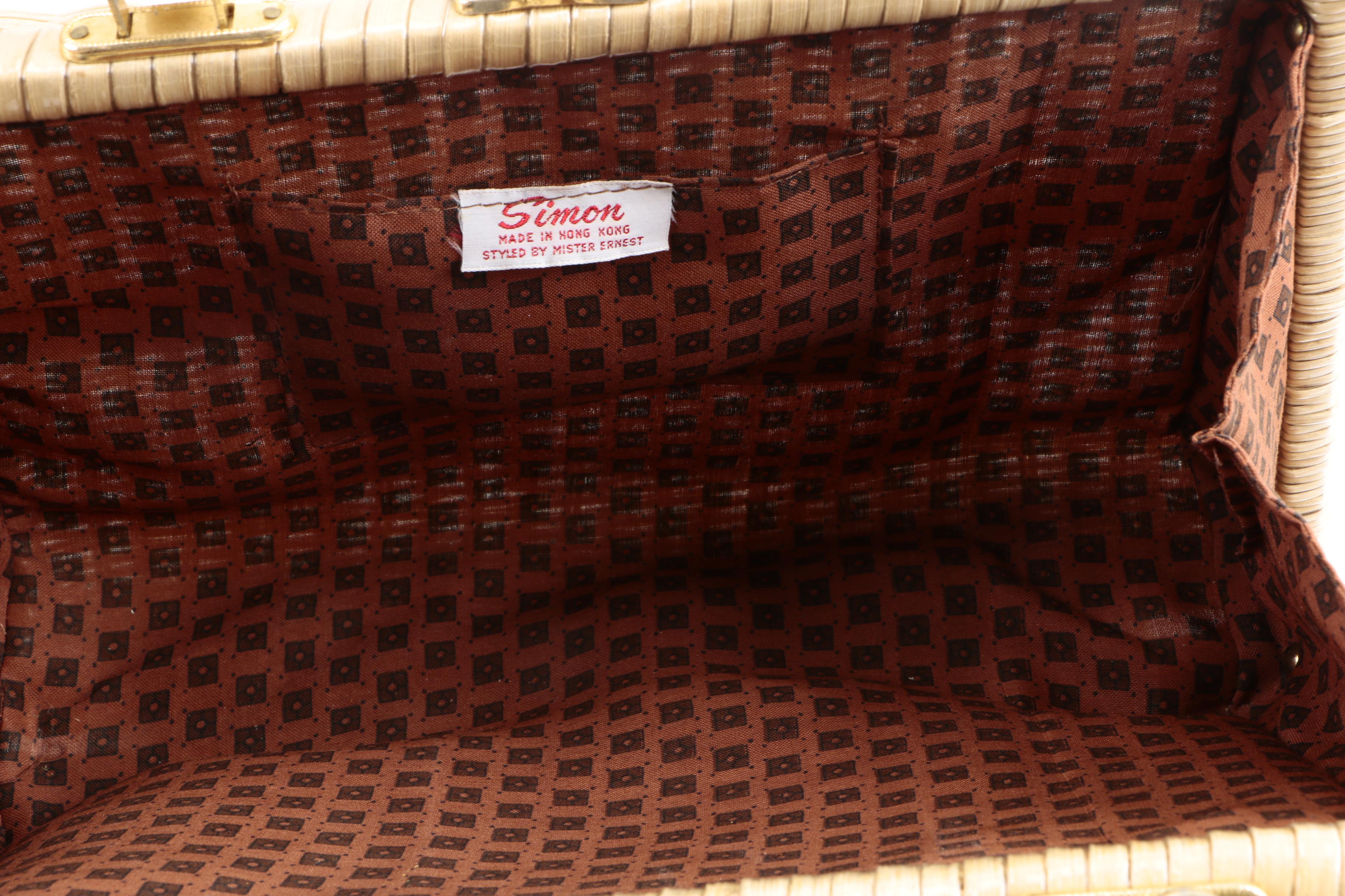 Vintage Handbags and Box Purses Including Fleurette of Miami