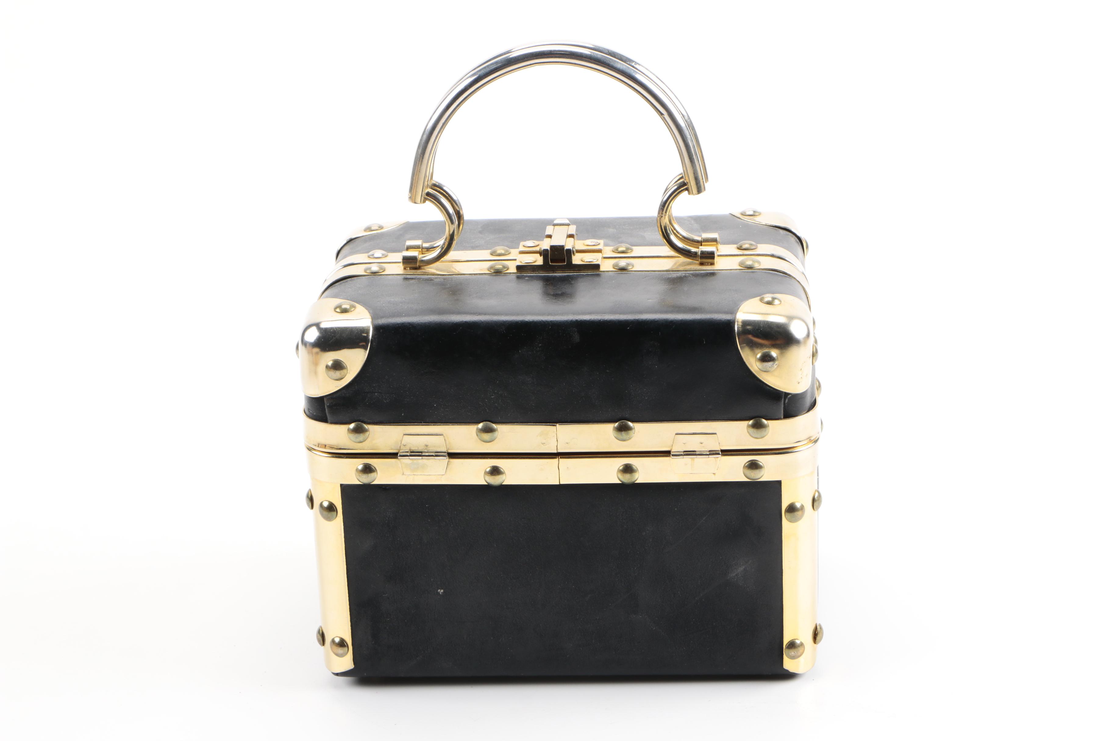 Vintage Handbags and Box Purses Including Fleurette of Miami