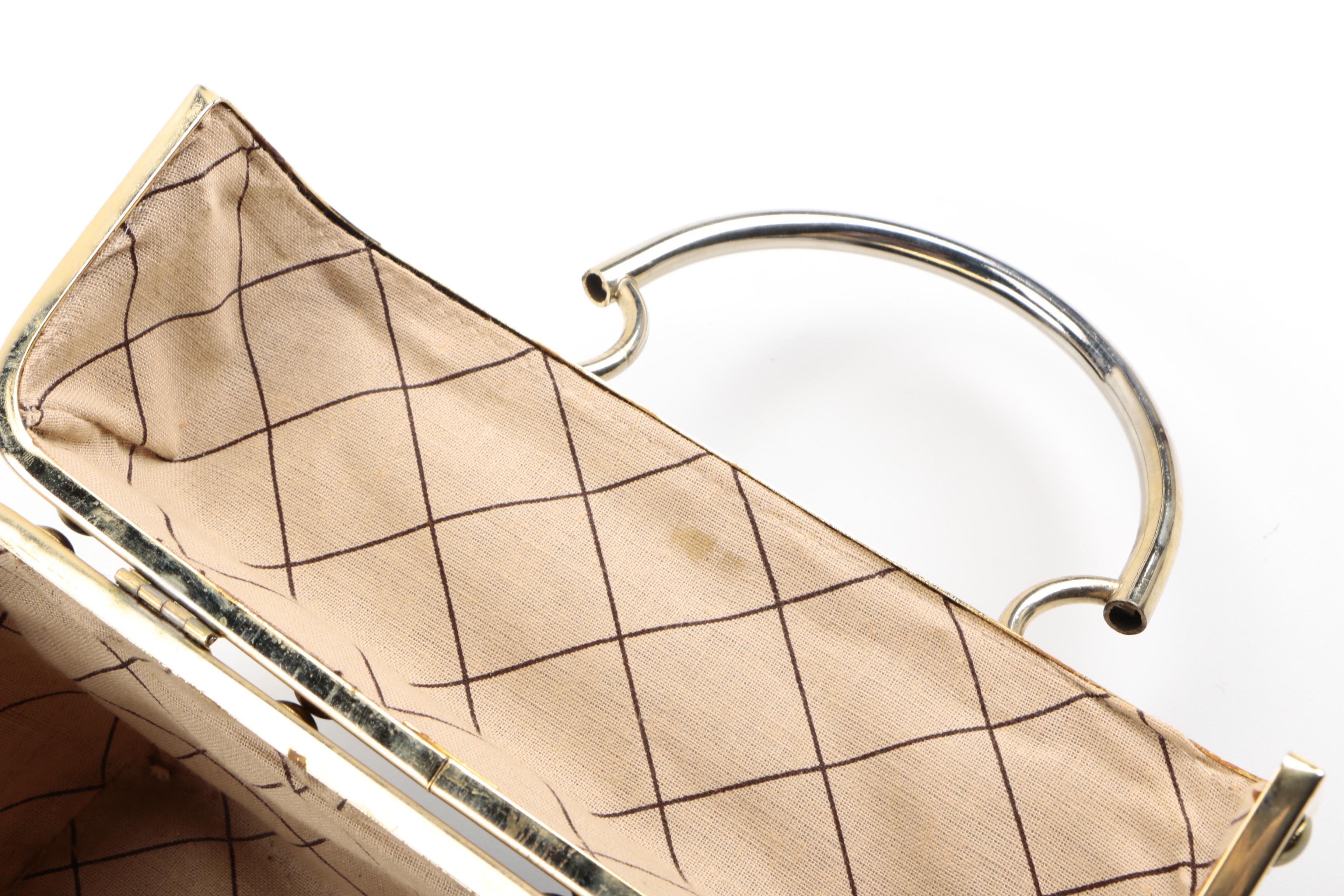 Vintage Handbags and Box Purses Including Fleurette of Miami