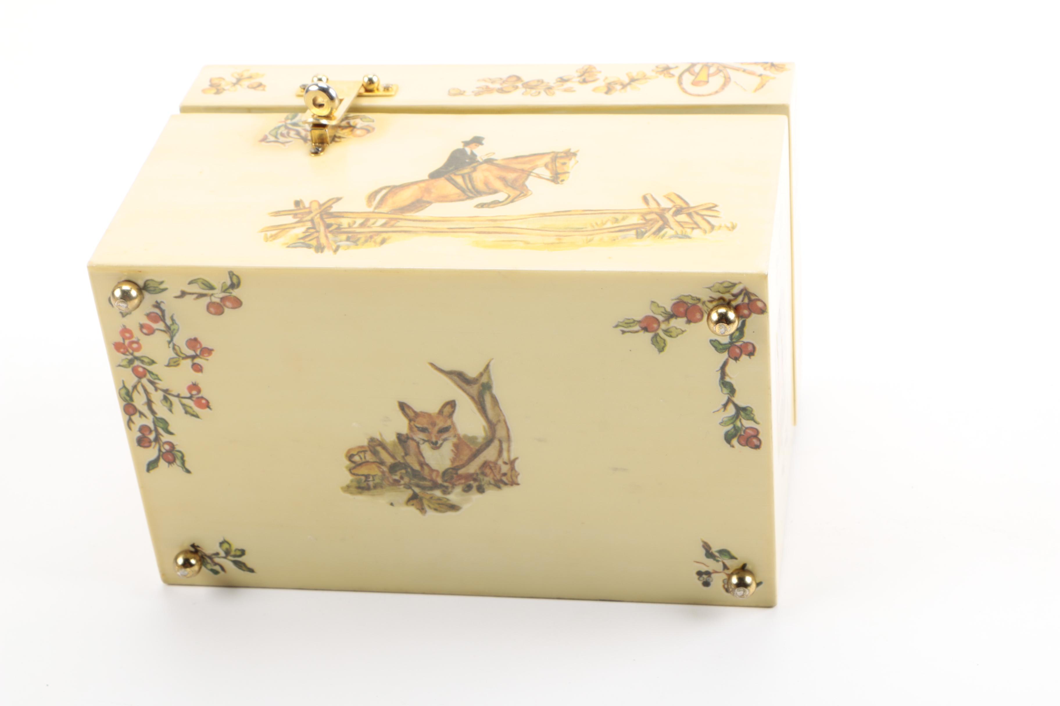 Vintage Handbags and Box Purses Including Fleurette of Miami