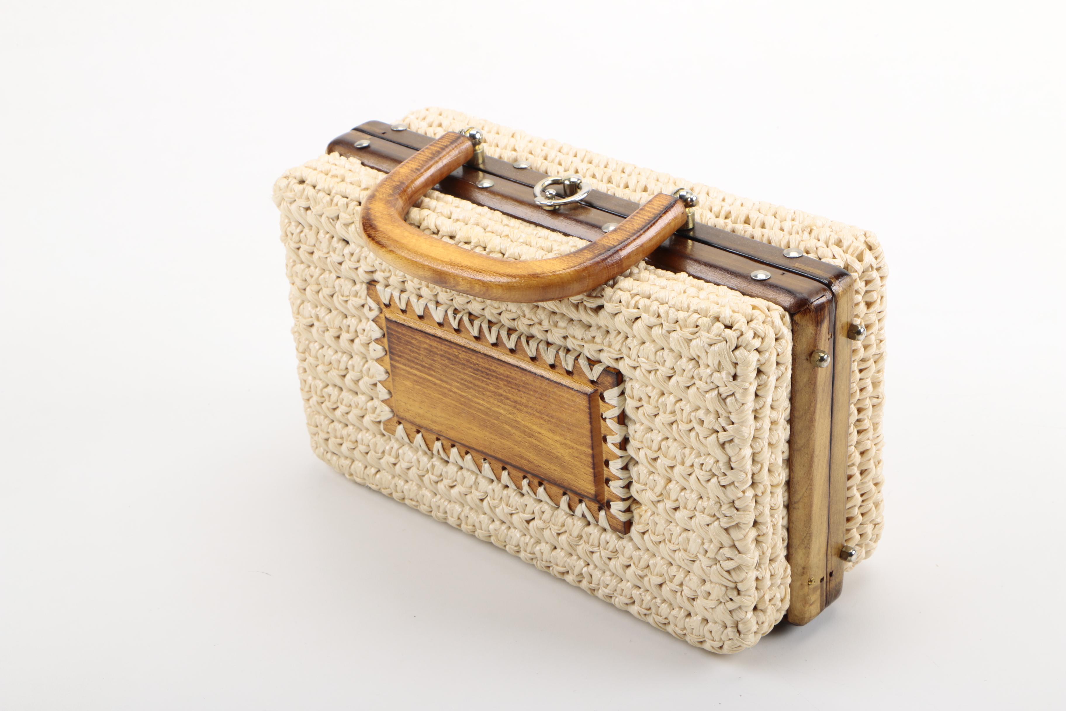 Vintage Handbags and Box Purses Including Fleurette of Miami