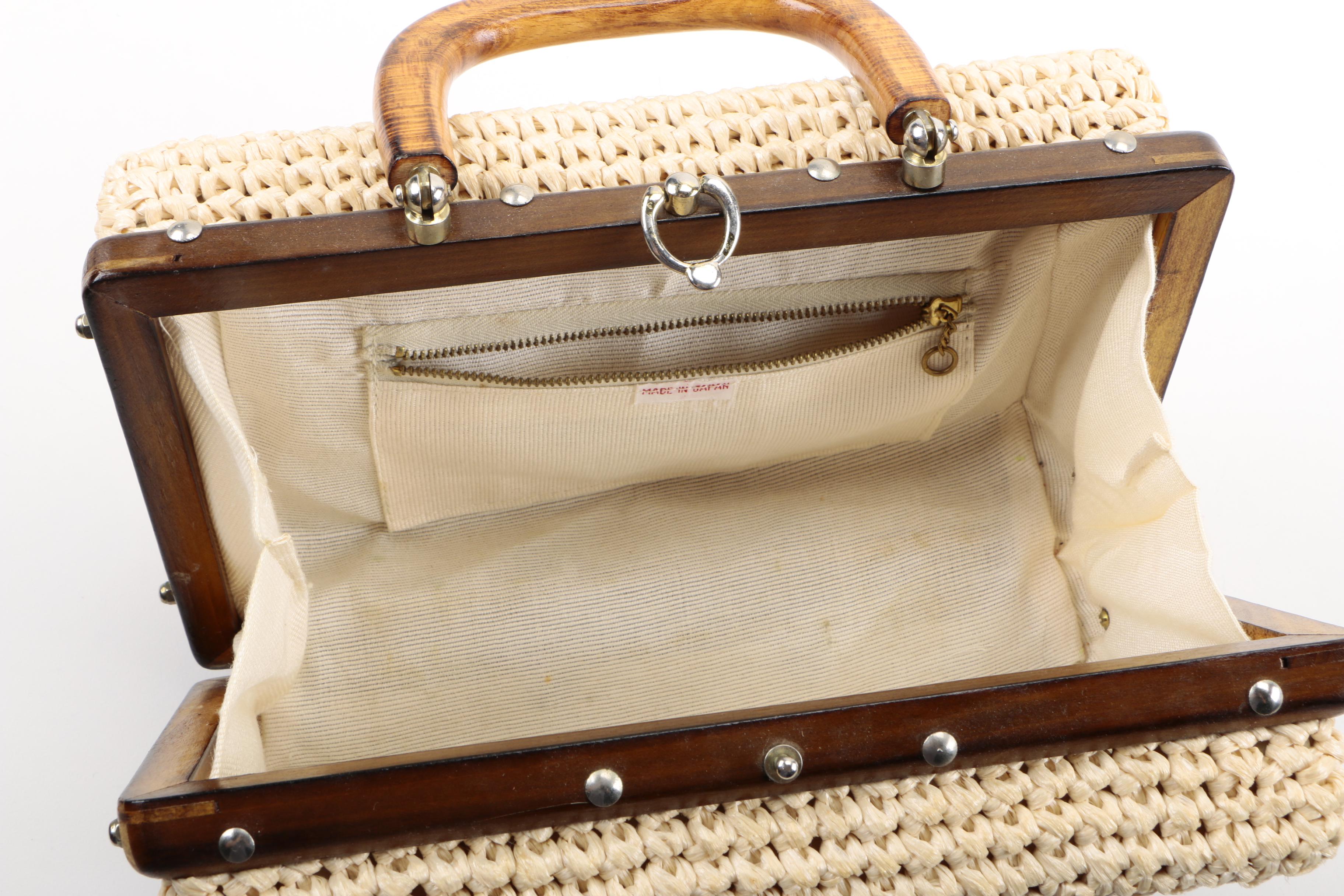 Vintage Handbags and Box Purses Including Fleurette of Miami