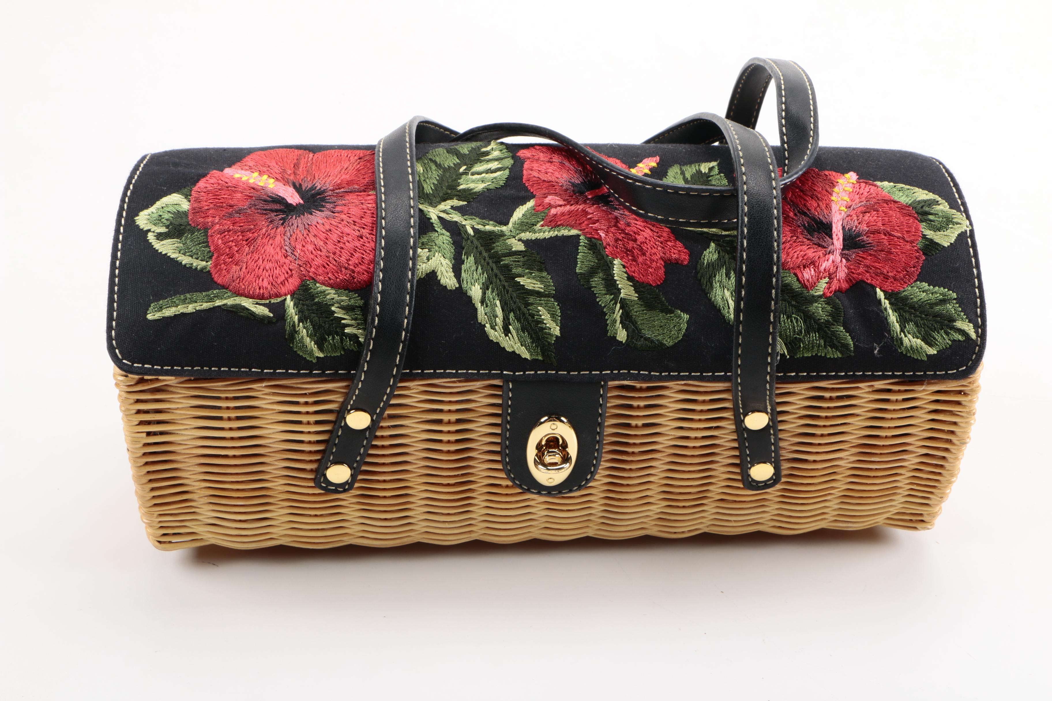 Vintage Handbags and Box Purses Including Fleurette of Miami