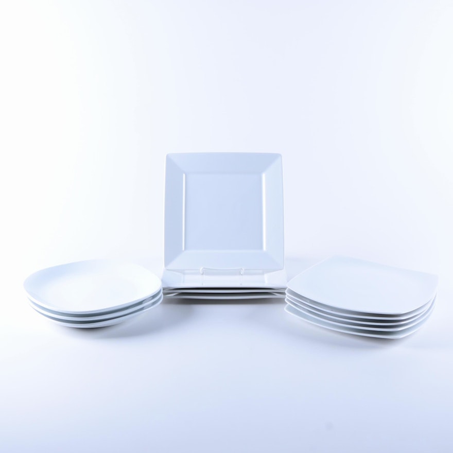 White Porcelain Tableware with Royal Doulton