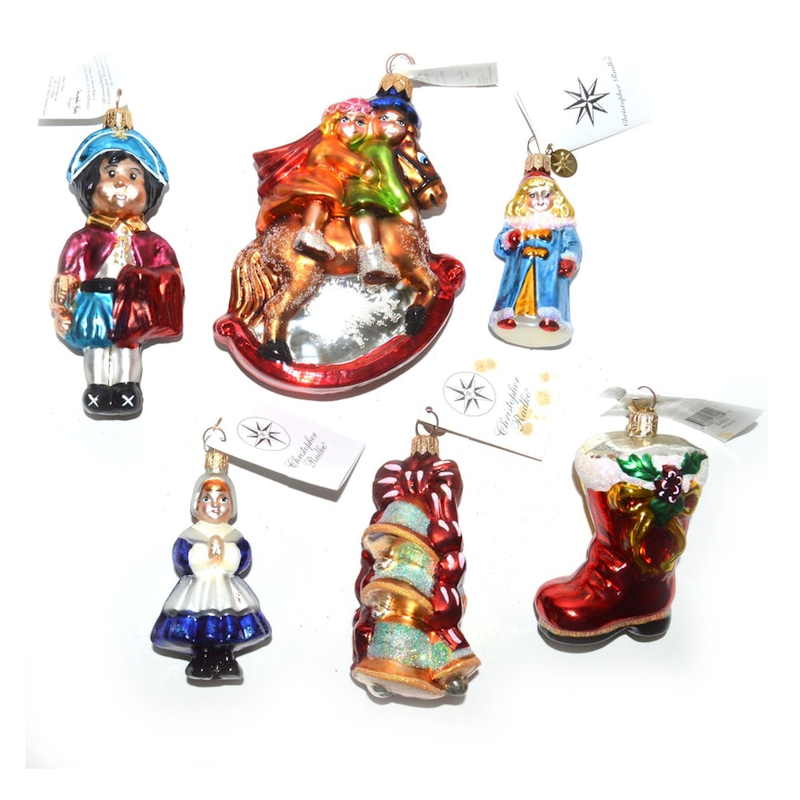 Christopher Radko Hand-Painted Glass Ornaments