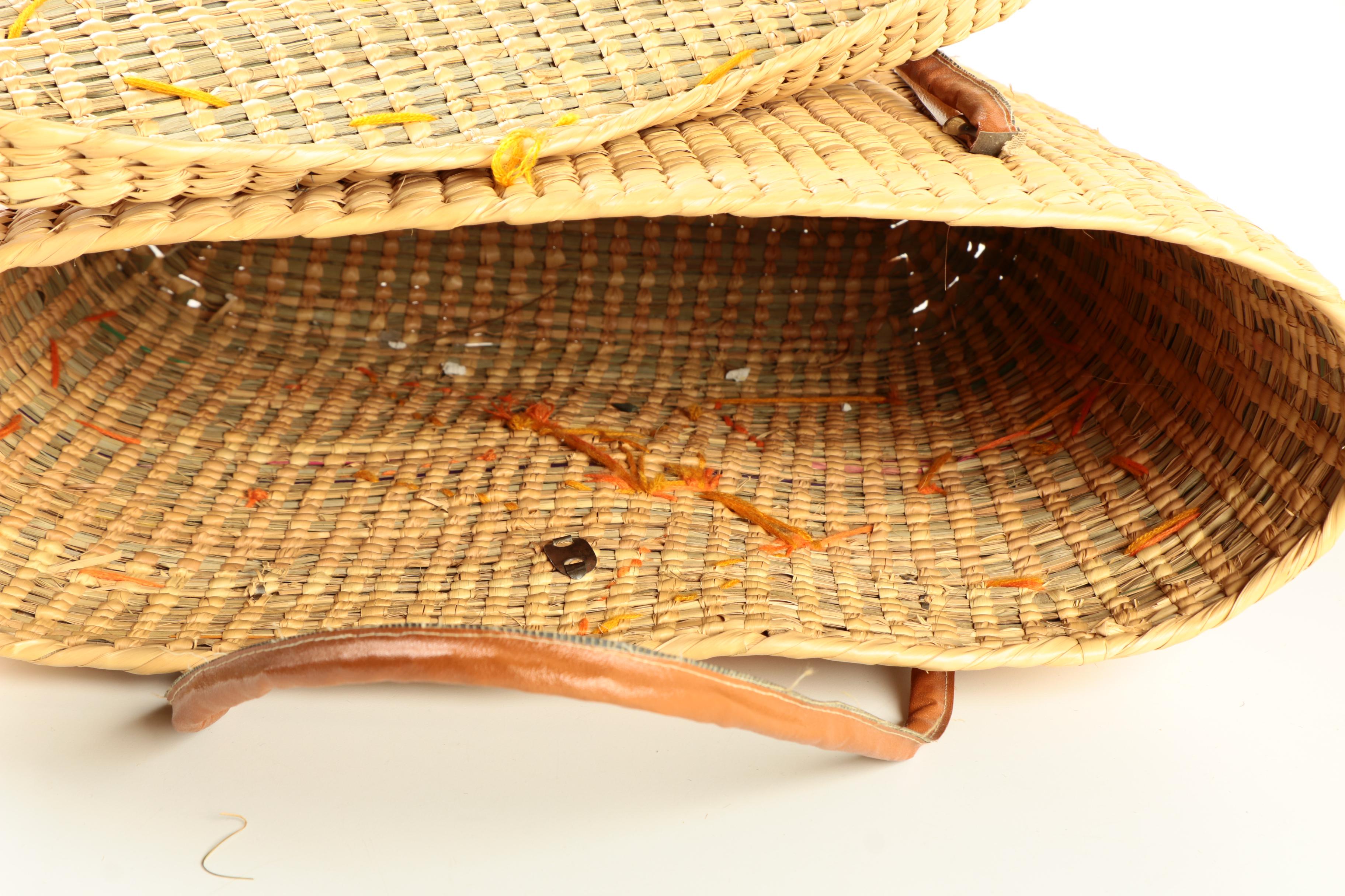 Embroidered Woven Handbags