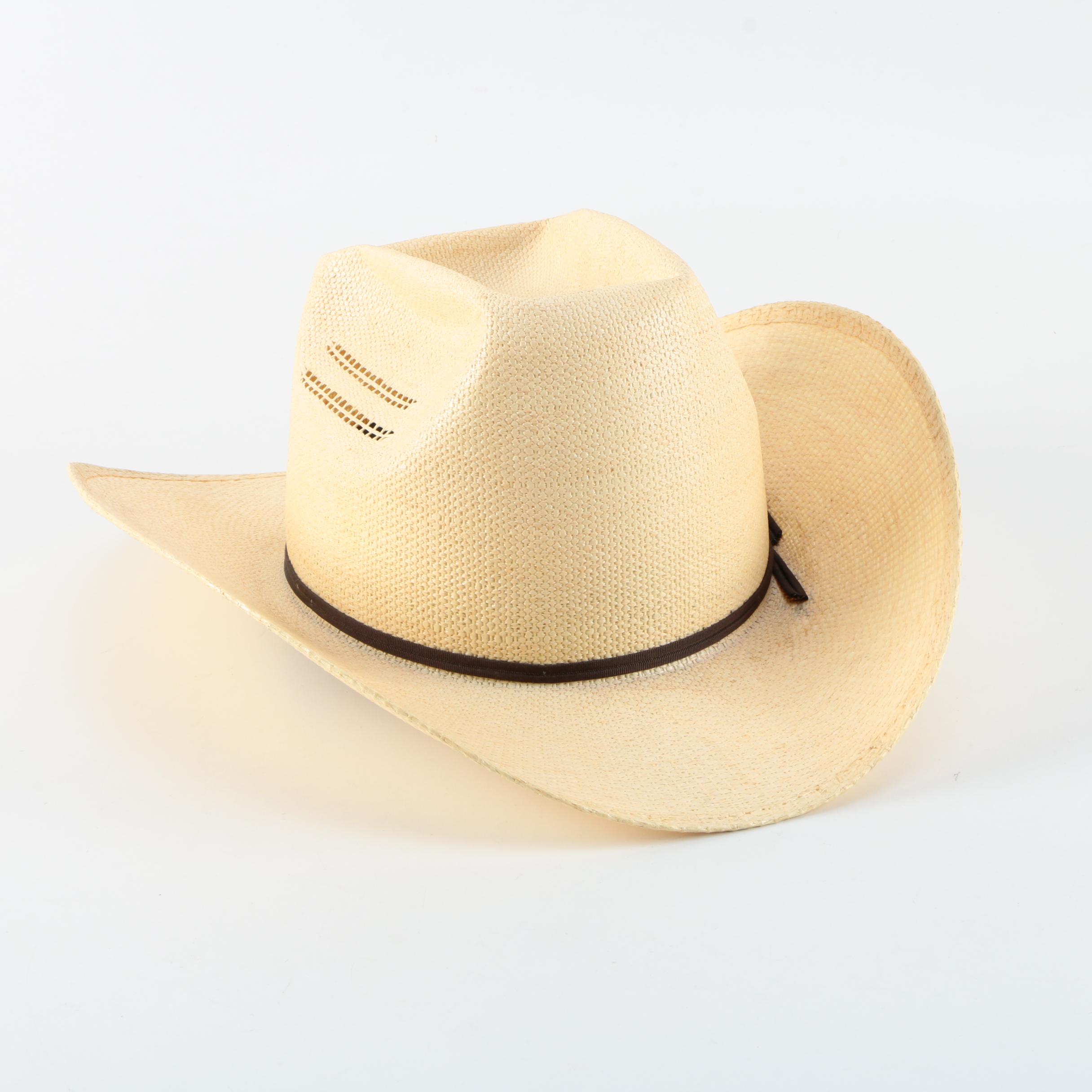 Bangora Straw Cowboy Hat
