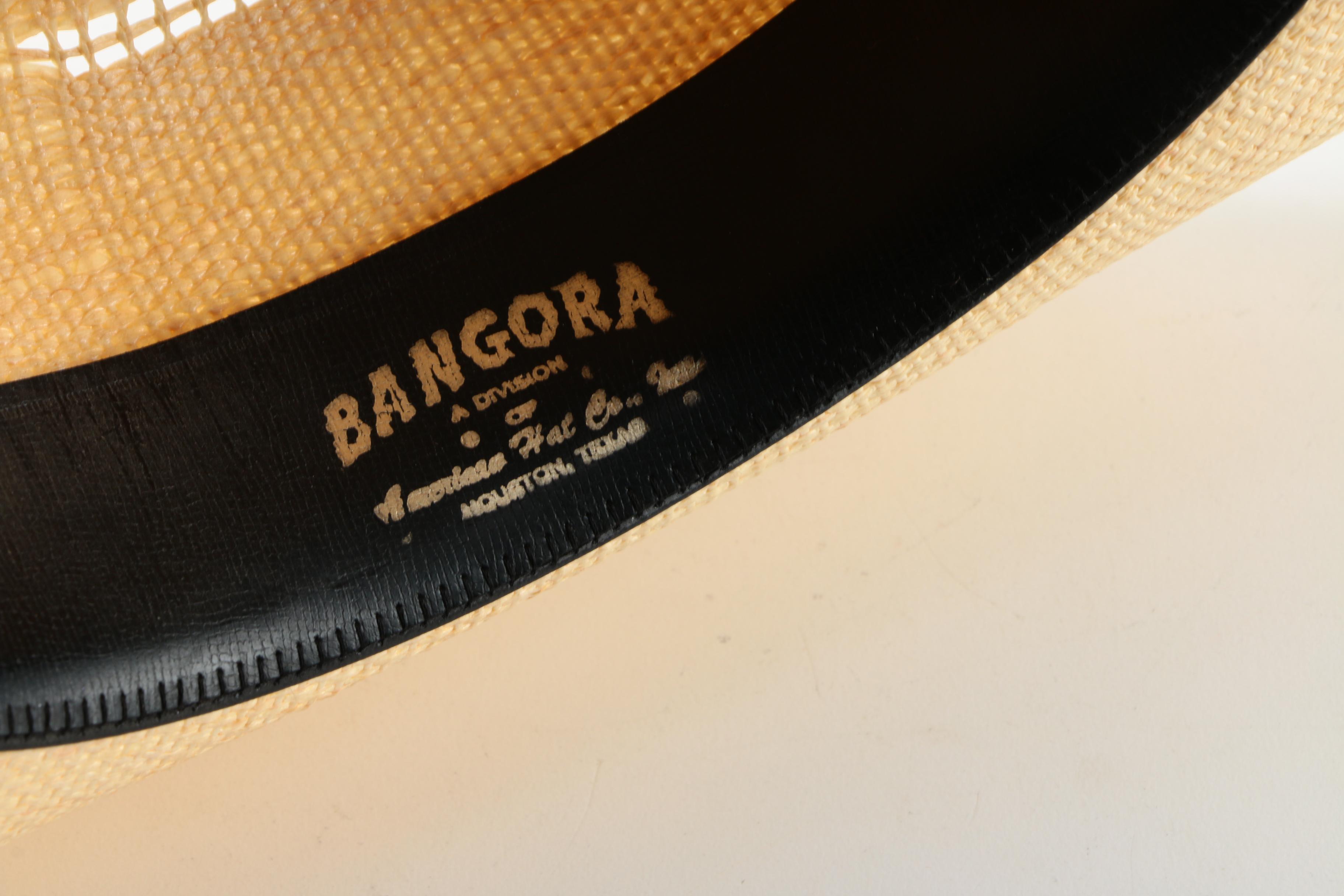 Bangora Straw Cowboy Hat
