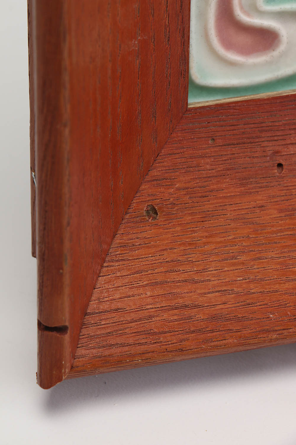 Framed 1924 Rookwood Pottery Trivet #1212