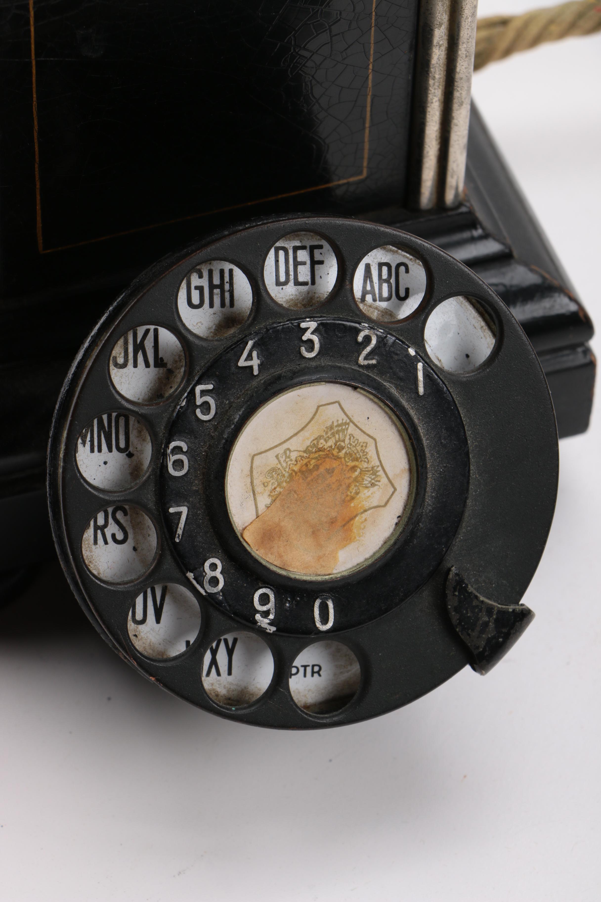 Antique K.T.A.S. Crank Telephone