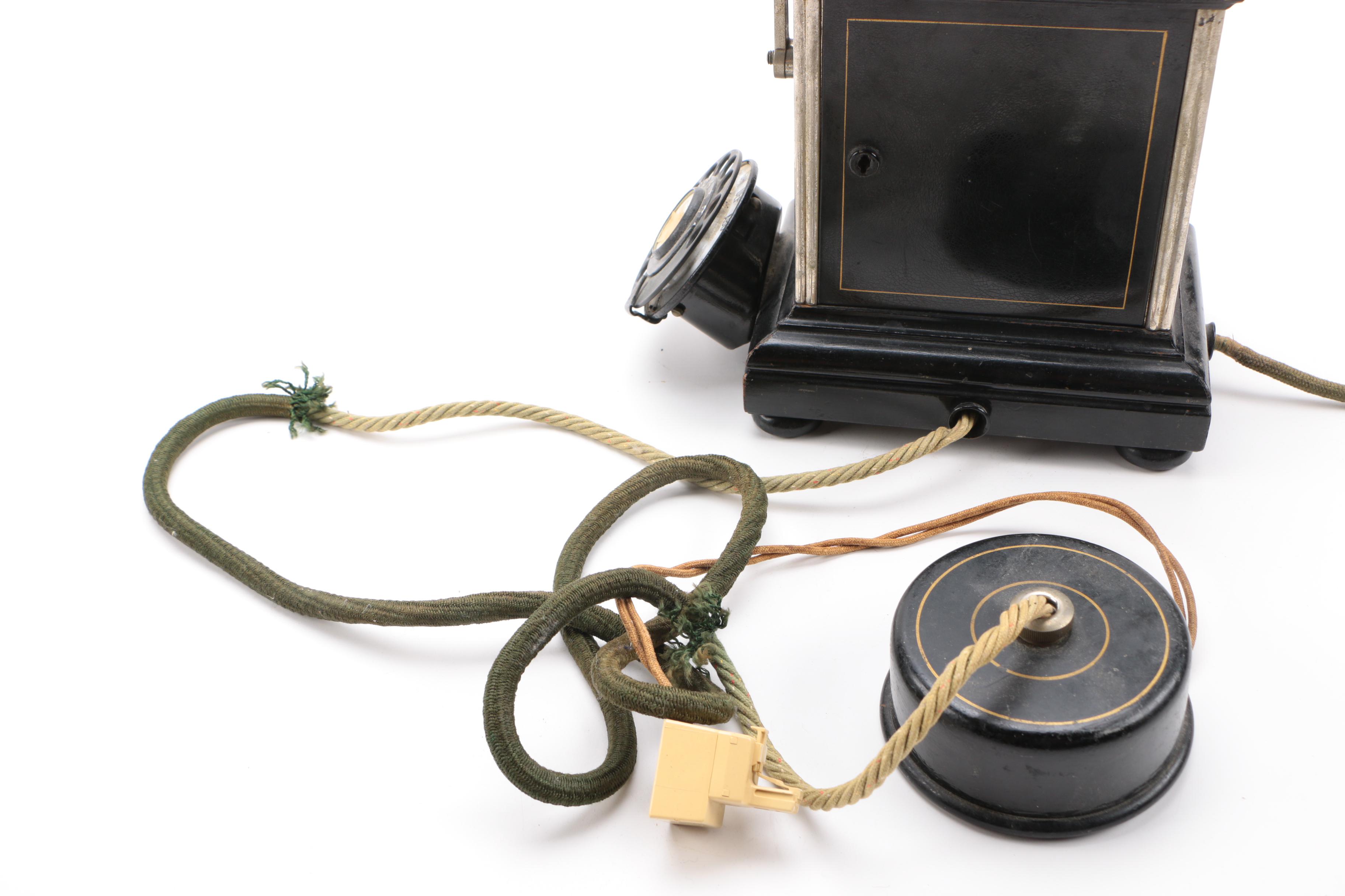 Antique K.T.A.S. Crank Telephone