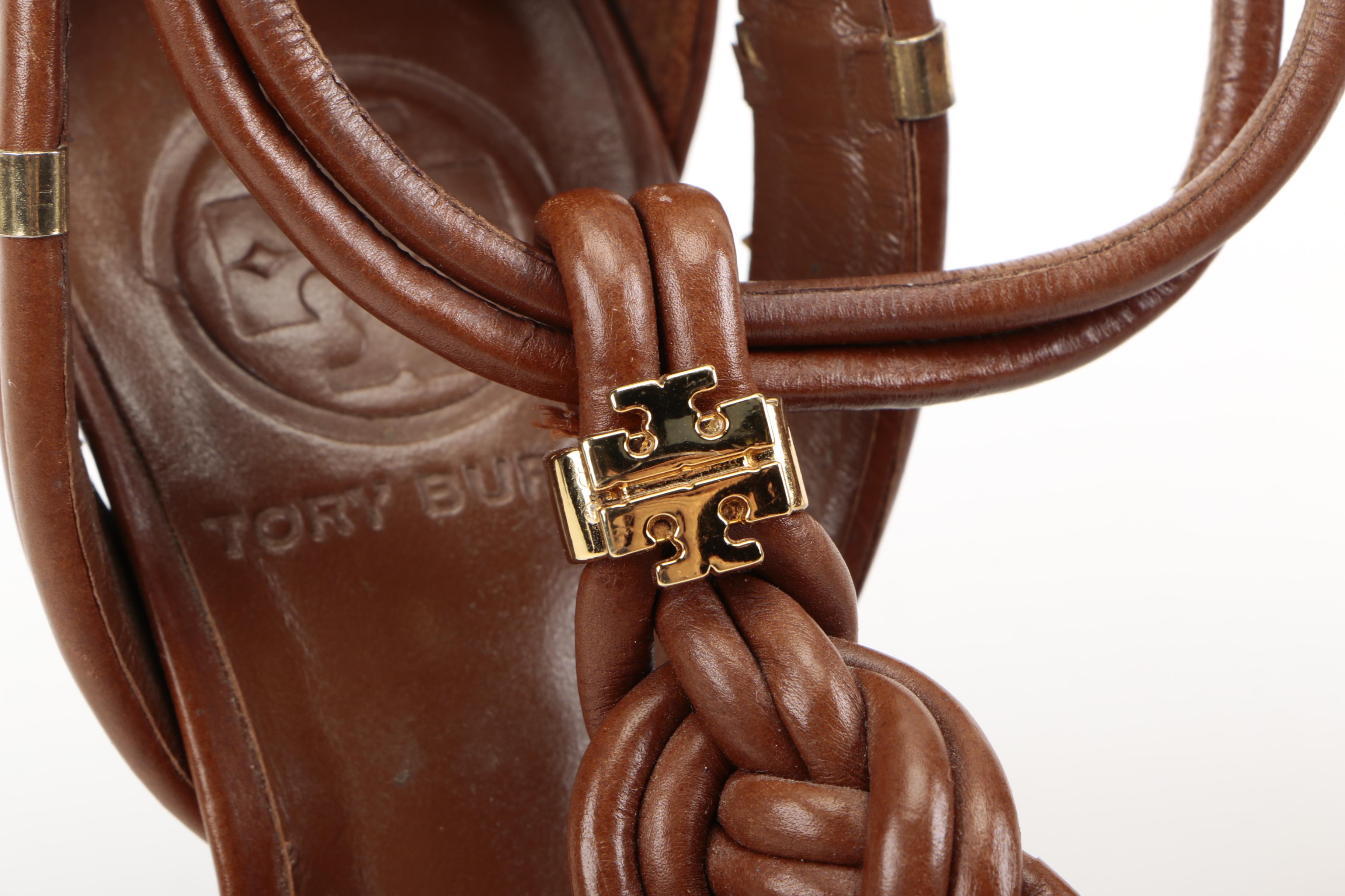 Tory Burch Strappy Leather Sandals