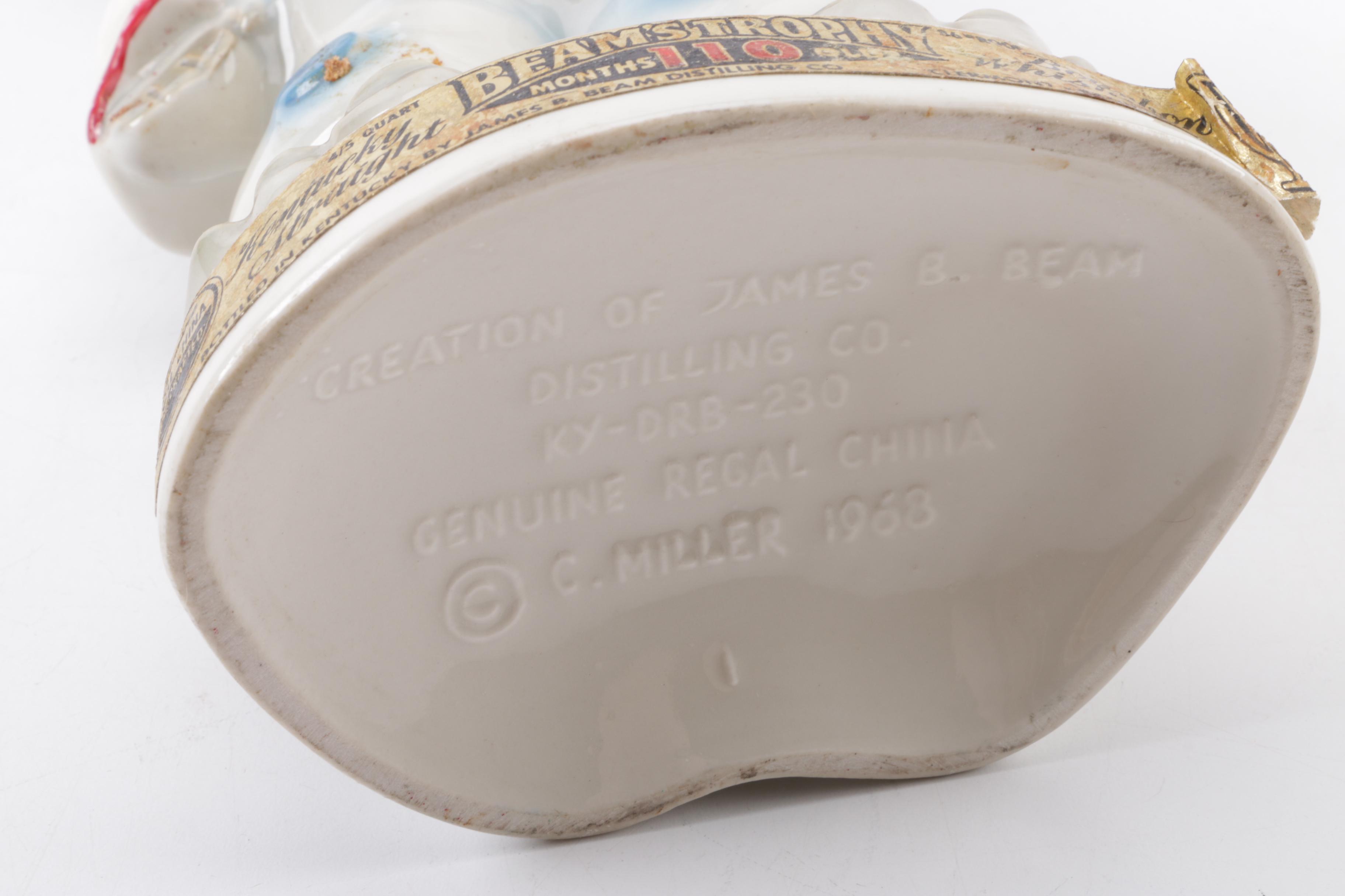 1968 Vintage "Donkey and Elephant" Jim Beam Decanters