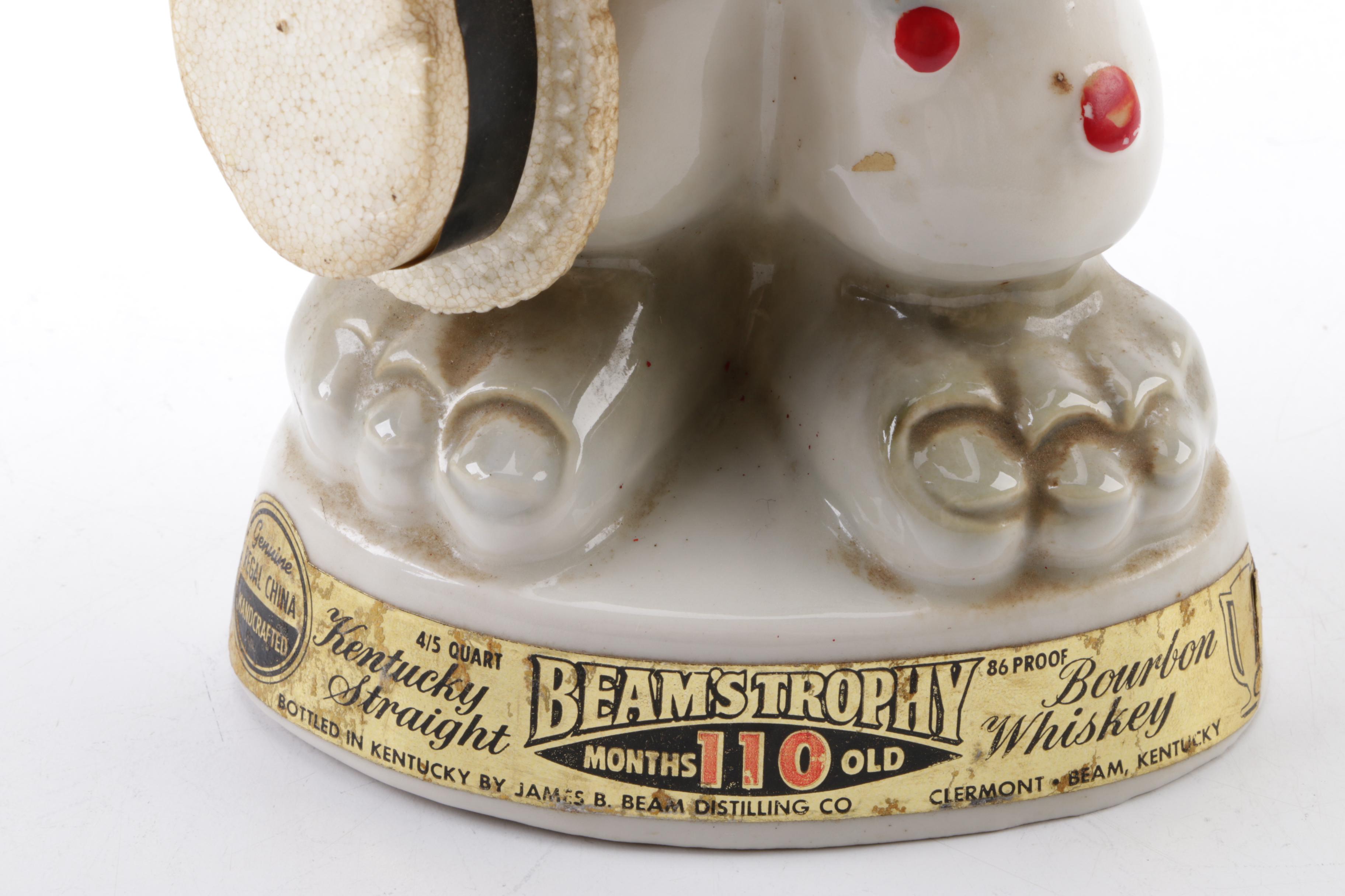 1968 Vintage "Donkey and Elephant" Jim Beam Decanters