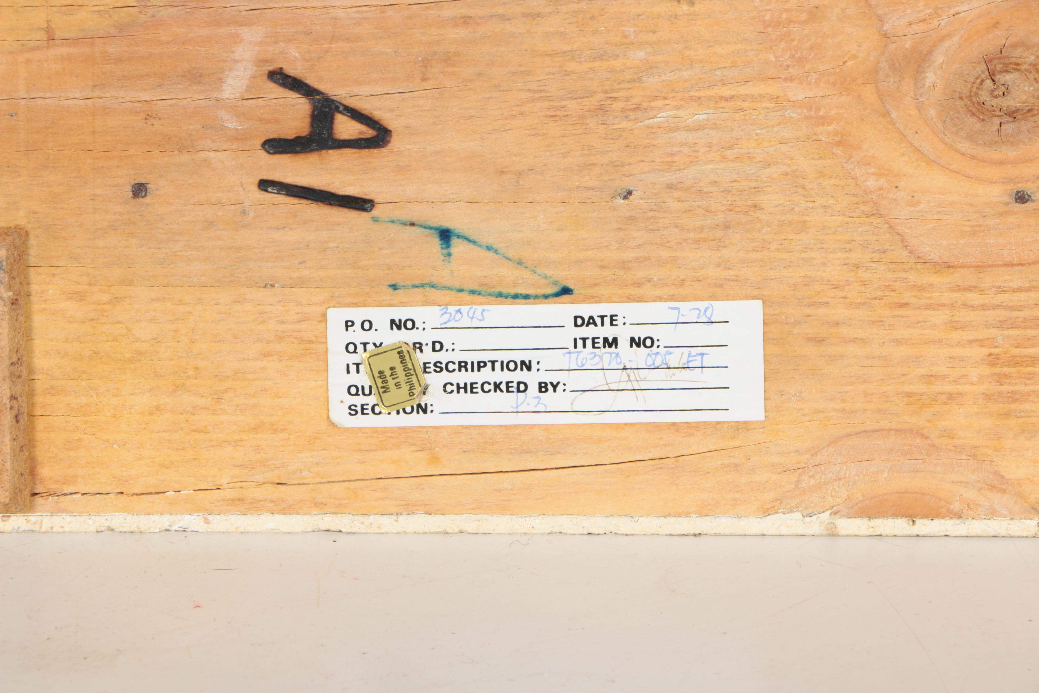 Limestone and Metal Accent Table