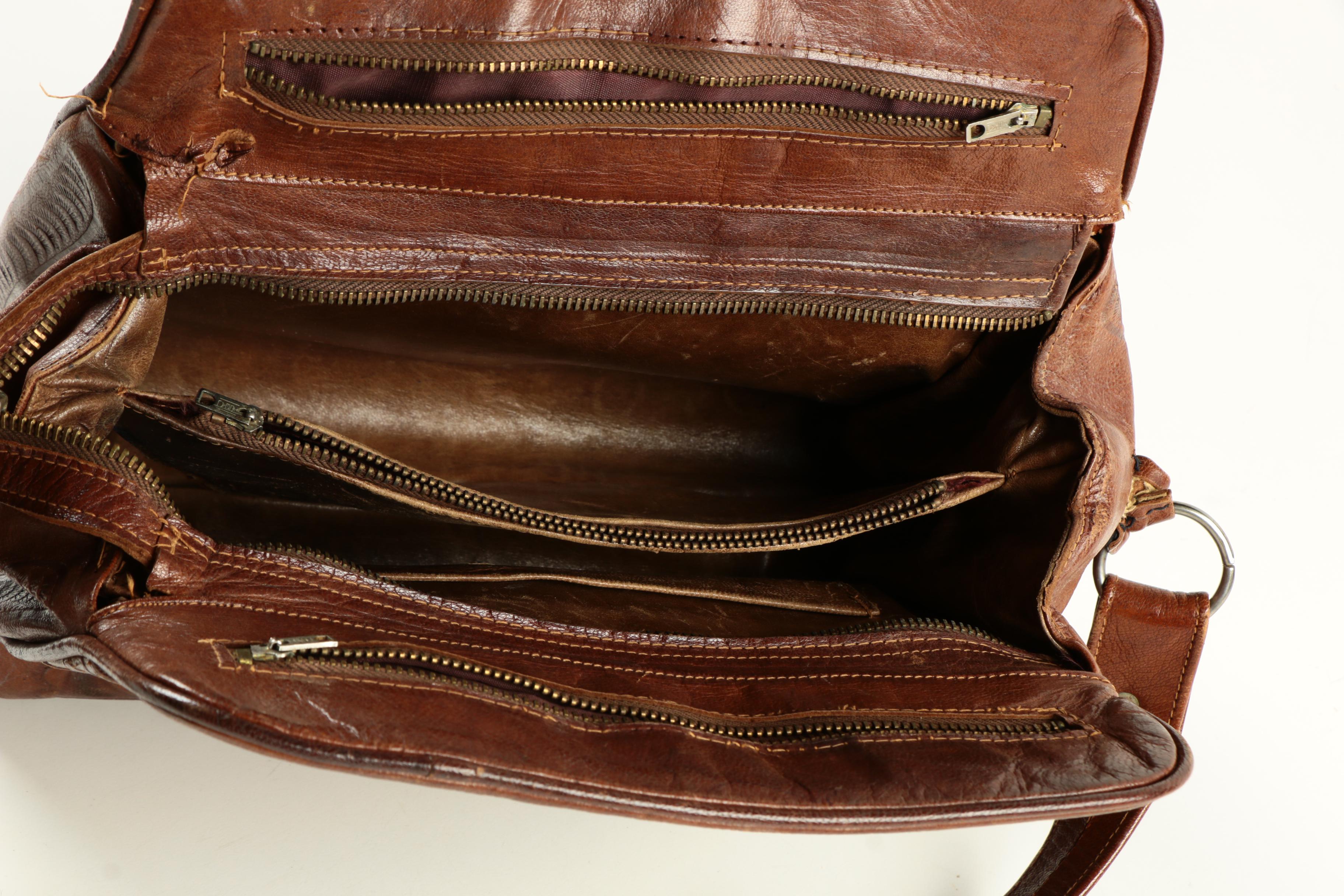 Vintage Tooled Leather Handbags