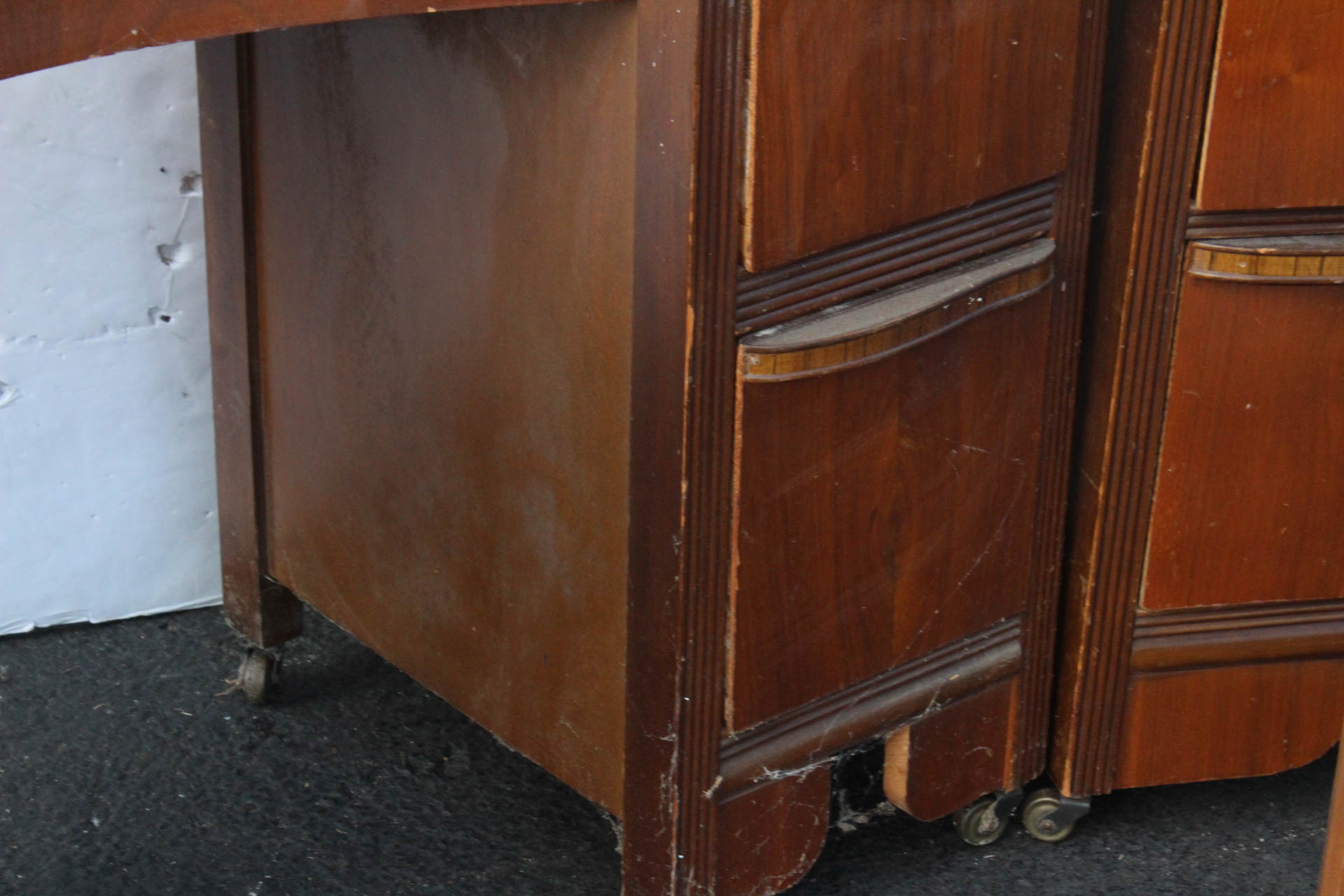 Collection of Art Deco "Waterfall" Style Bedroom Furniture