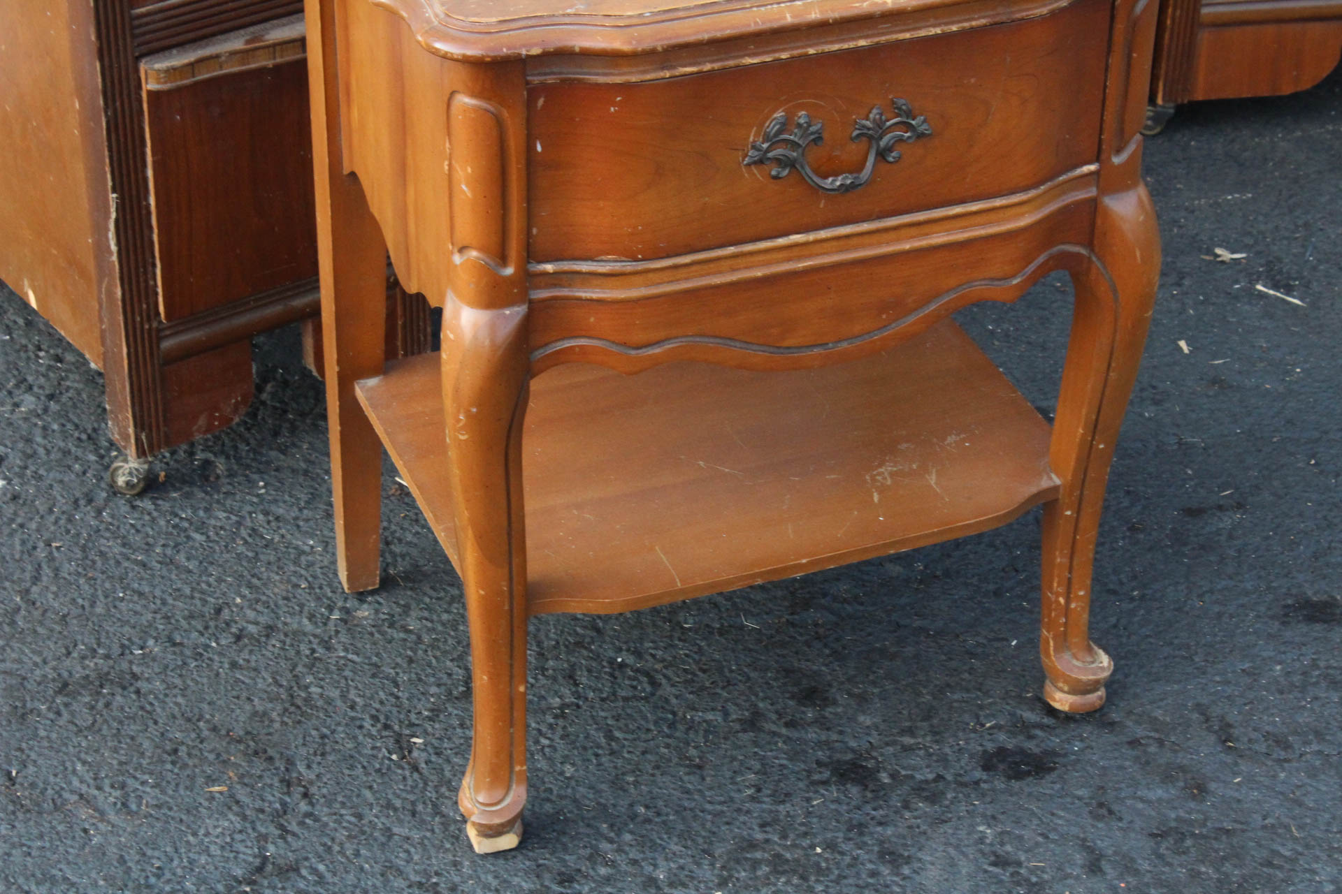 Collection of Art Deco "Waterfall" Style Bedroom Furniture