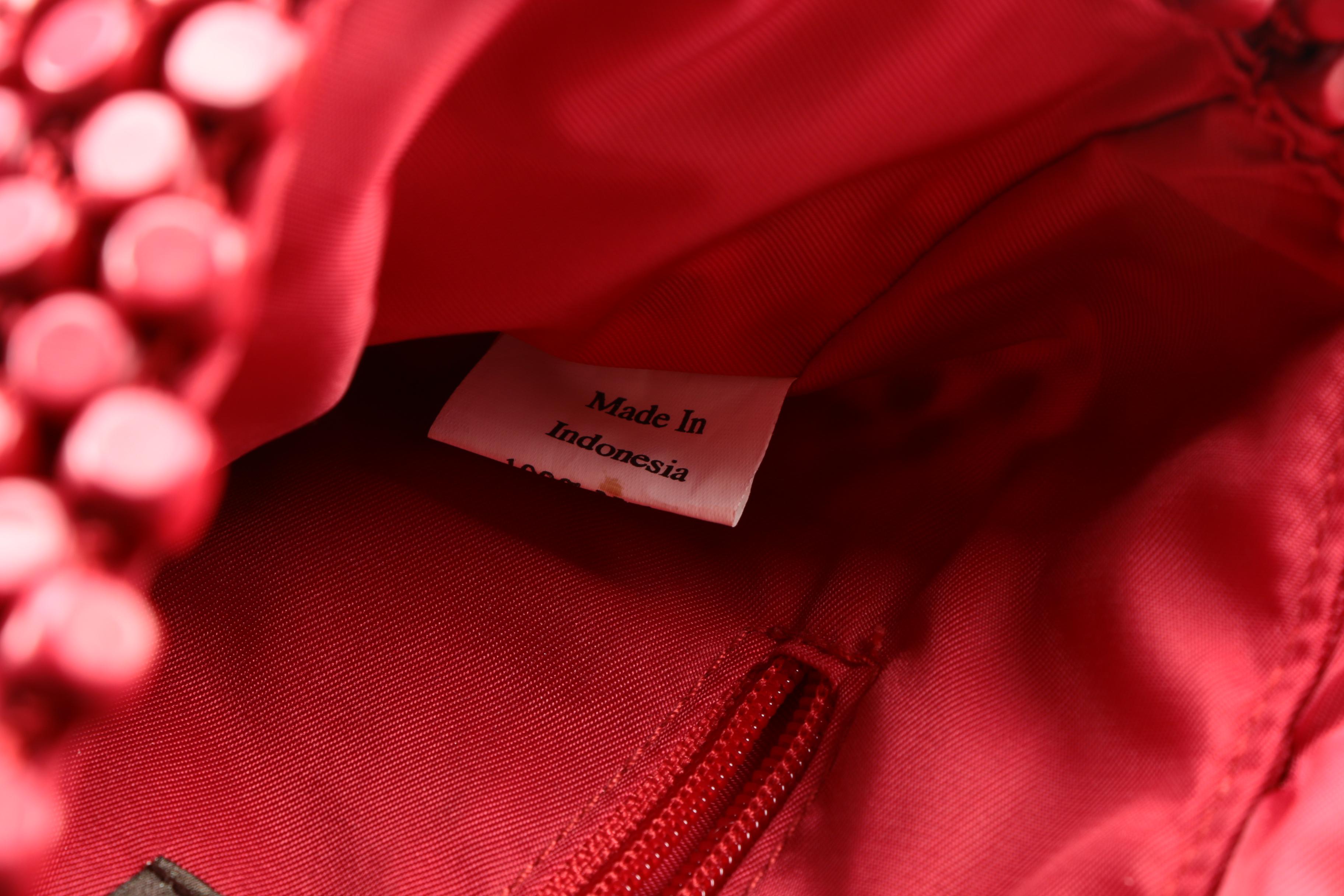 Vintage Wooden and Shell Beaded Handbags