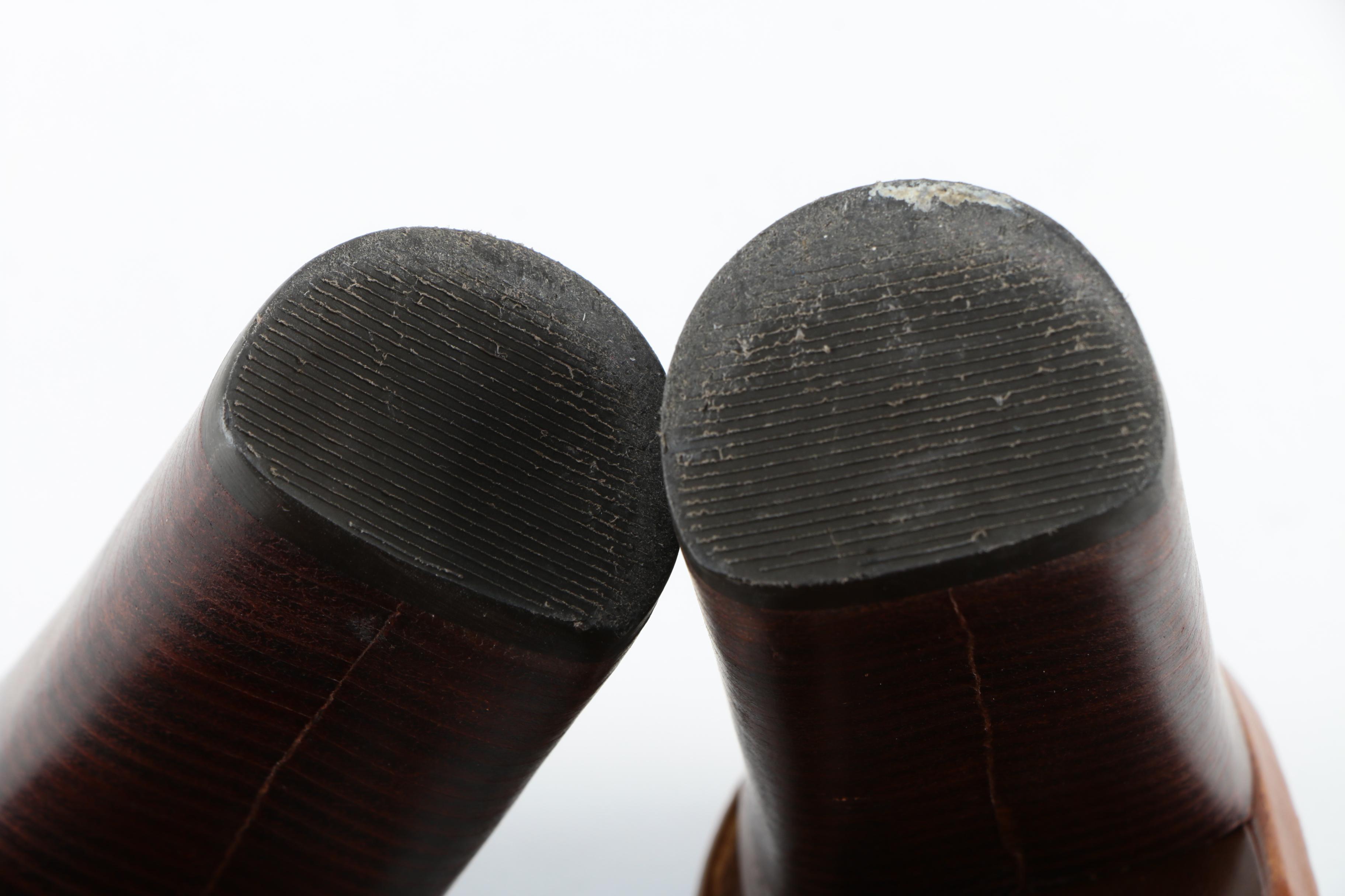 Tory Burch Embossed Leather Heels