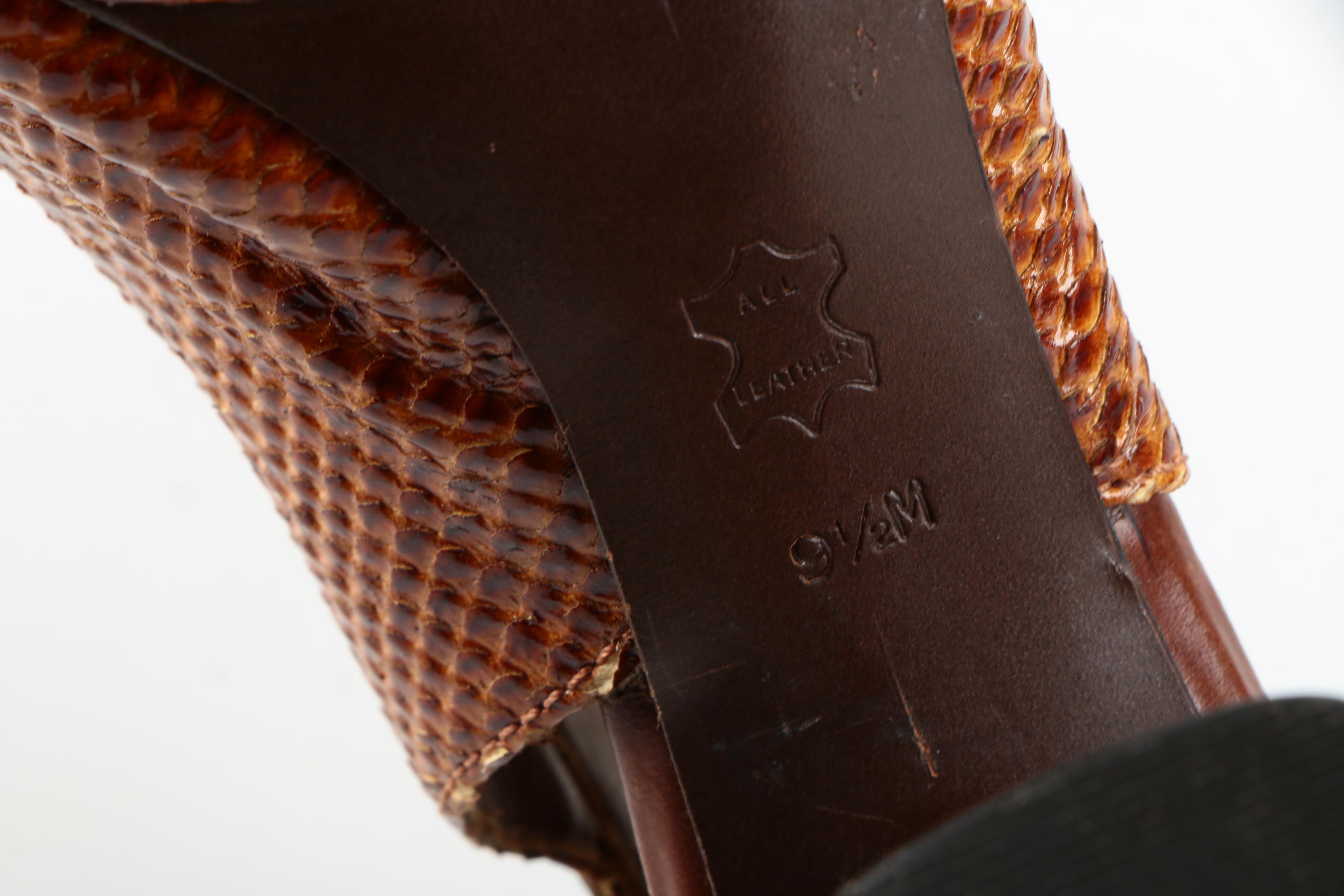 Tory Burch Embossed Leather Heels