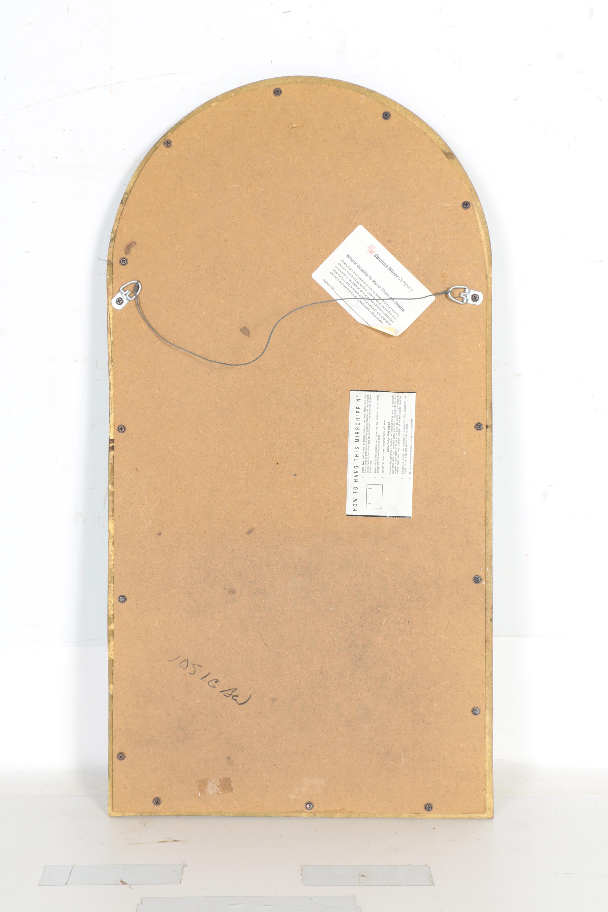 Arched Beveled Wall Mirror by Carolina Mirror Company