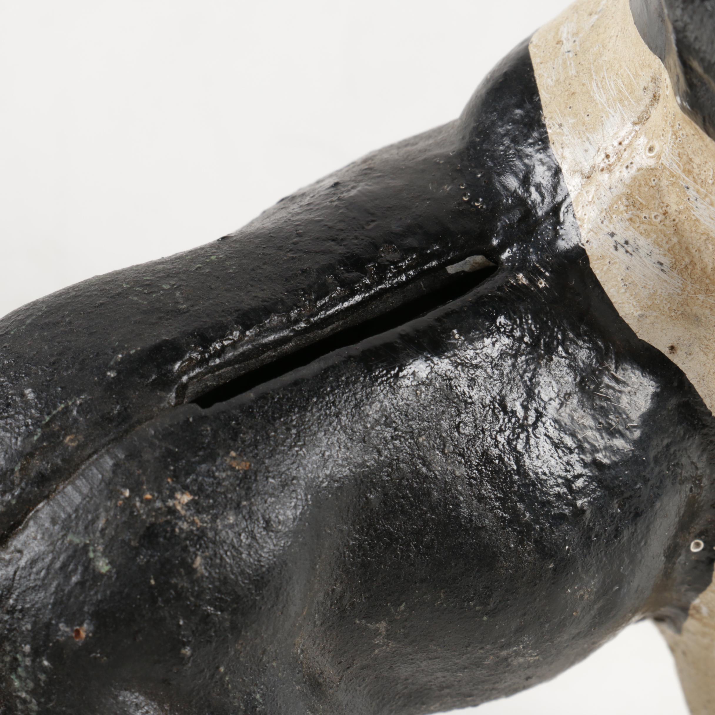 Boston Terrier Cast Iron Bank