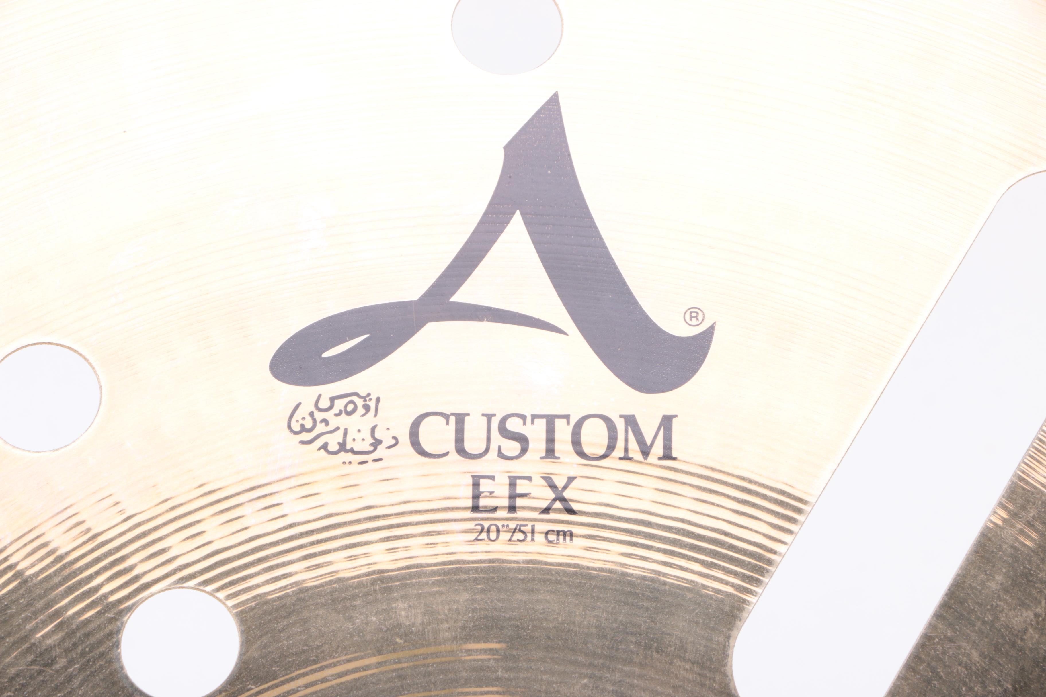 Zildjian 20" A Custom EFX and 10" K Series Splash Cymbals