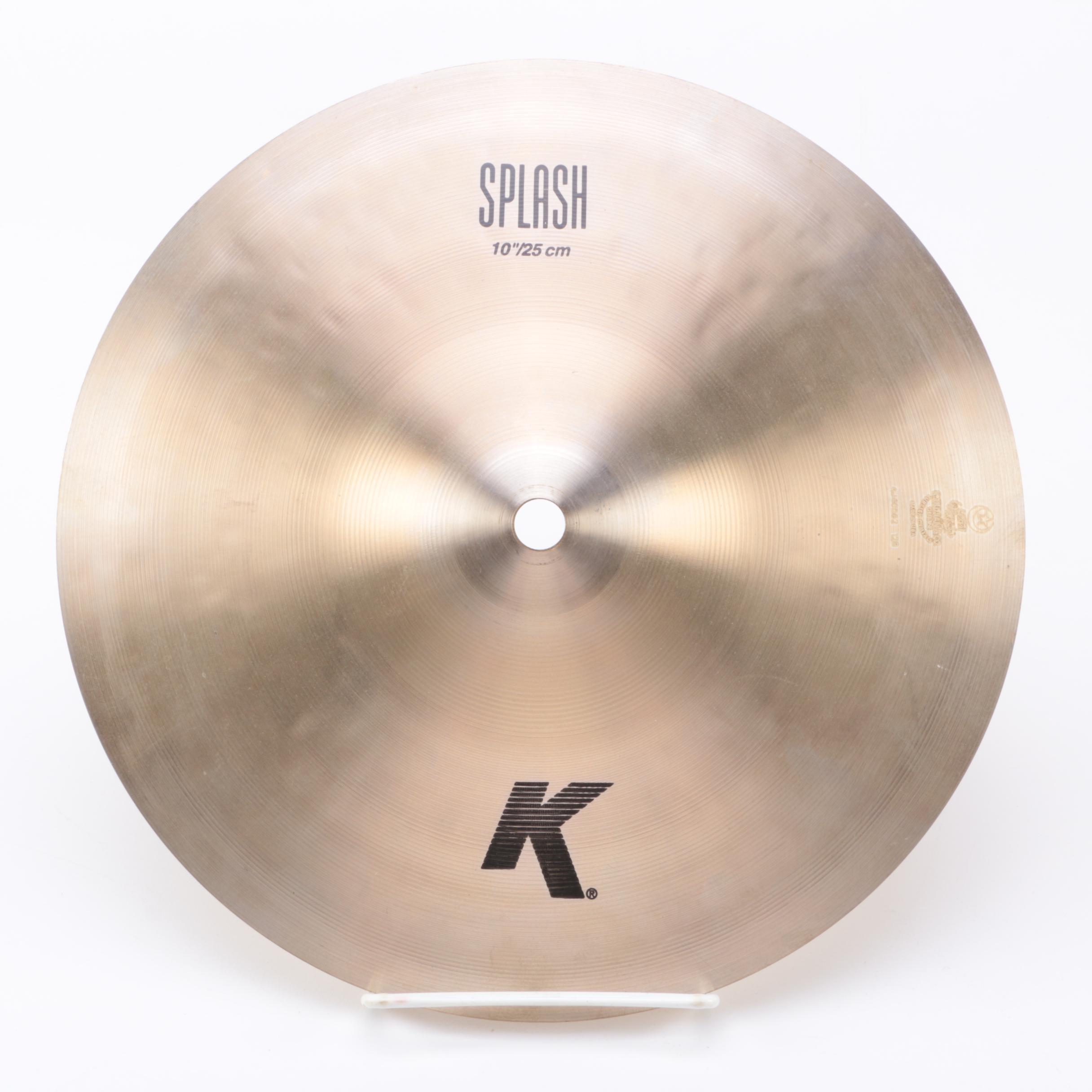 Zildjian 20" A Custom EFX and 10" K Series Splash Cymbals