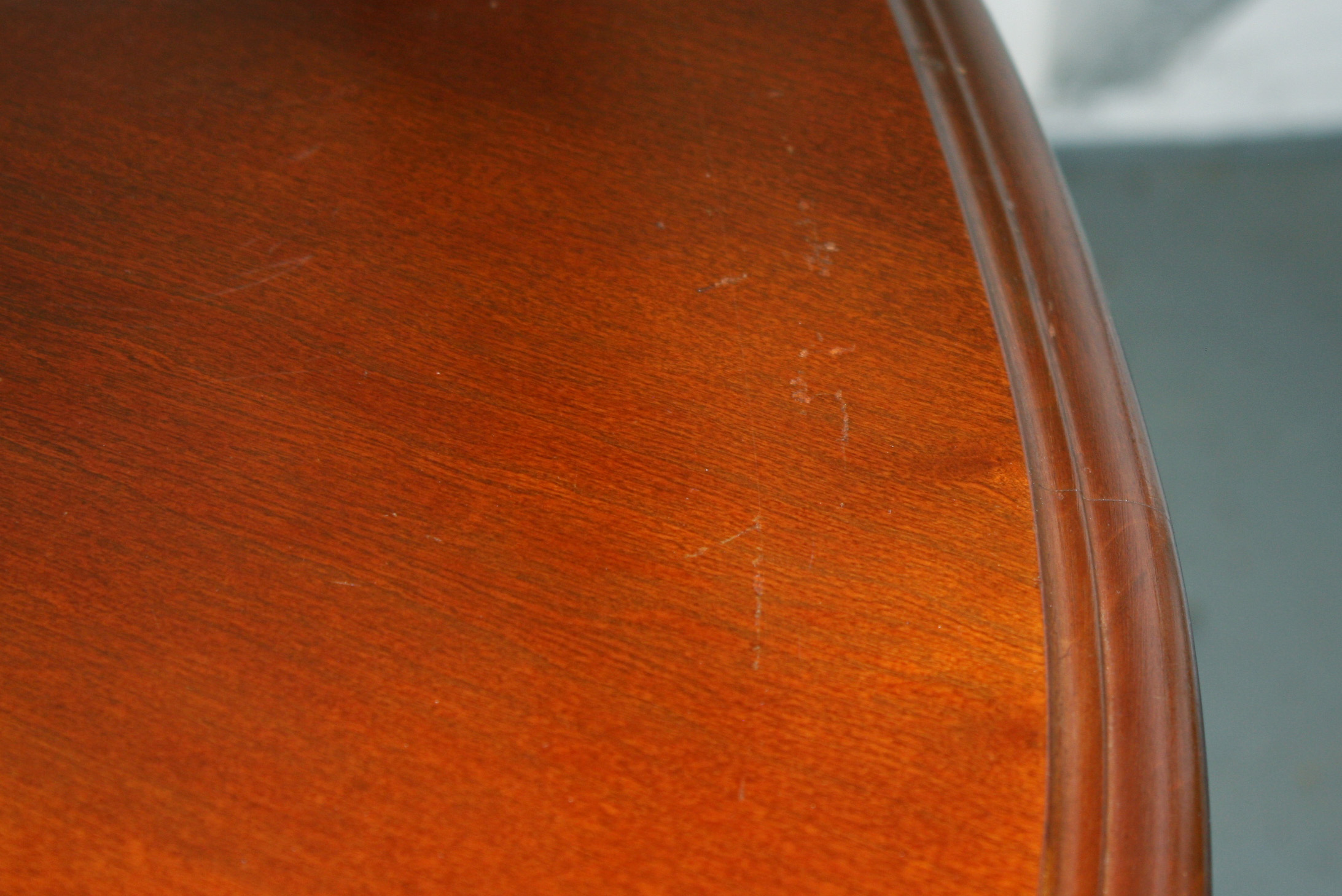 Vintage Chippendale Style Dining Table with Leaf Inserts