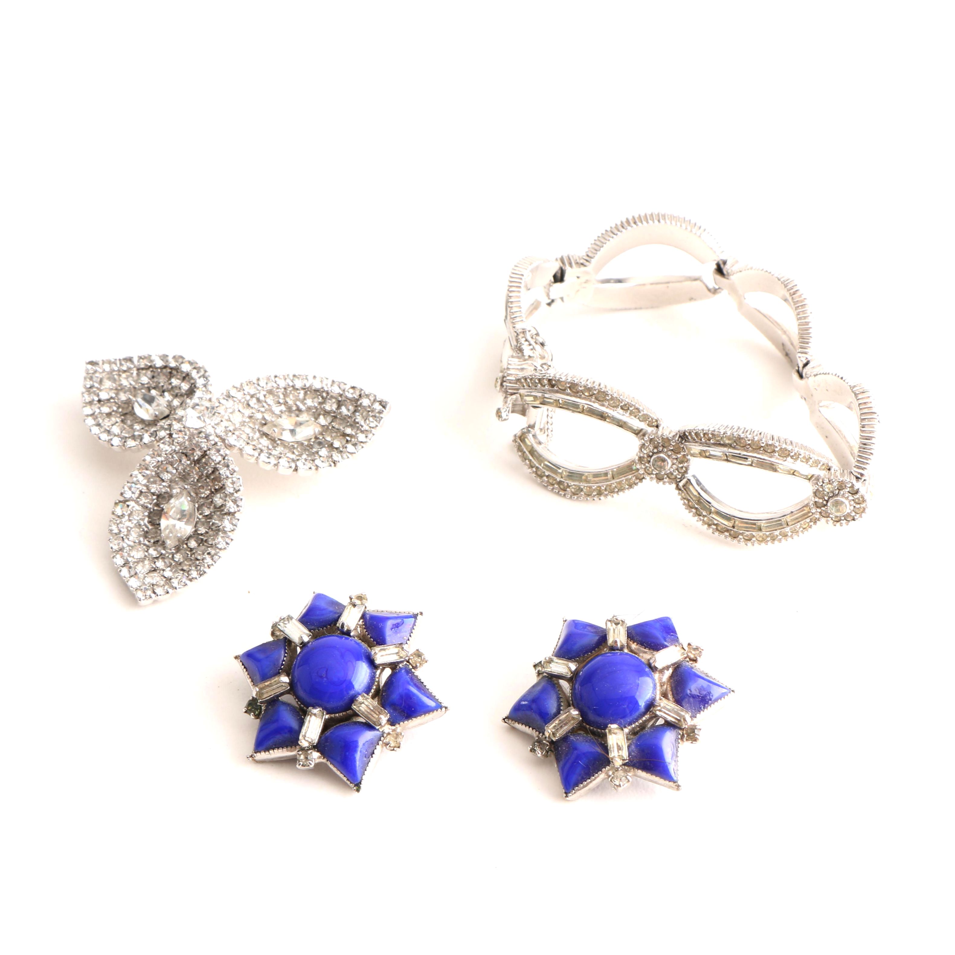 Collection of Signed Vintage Costume Jewelry