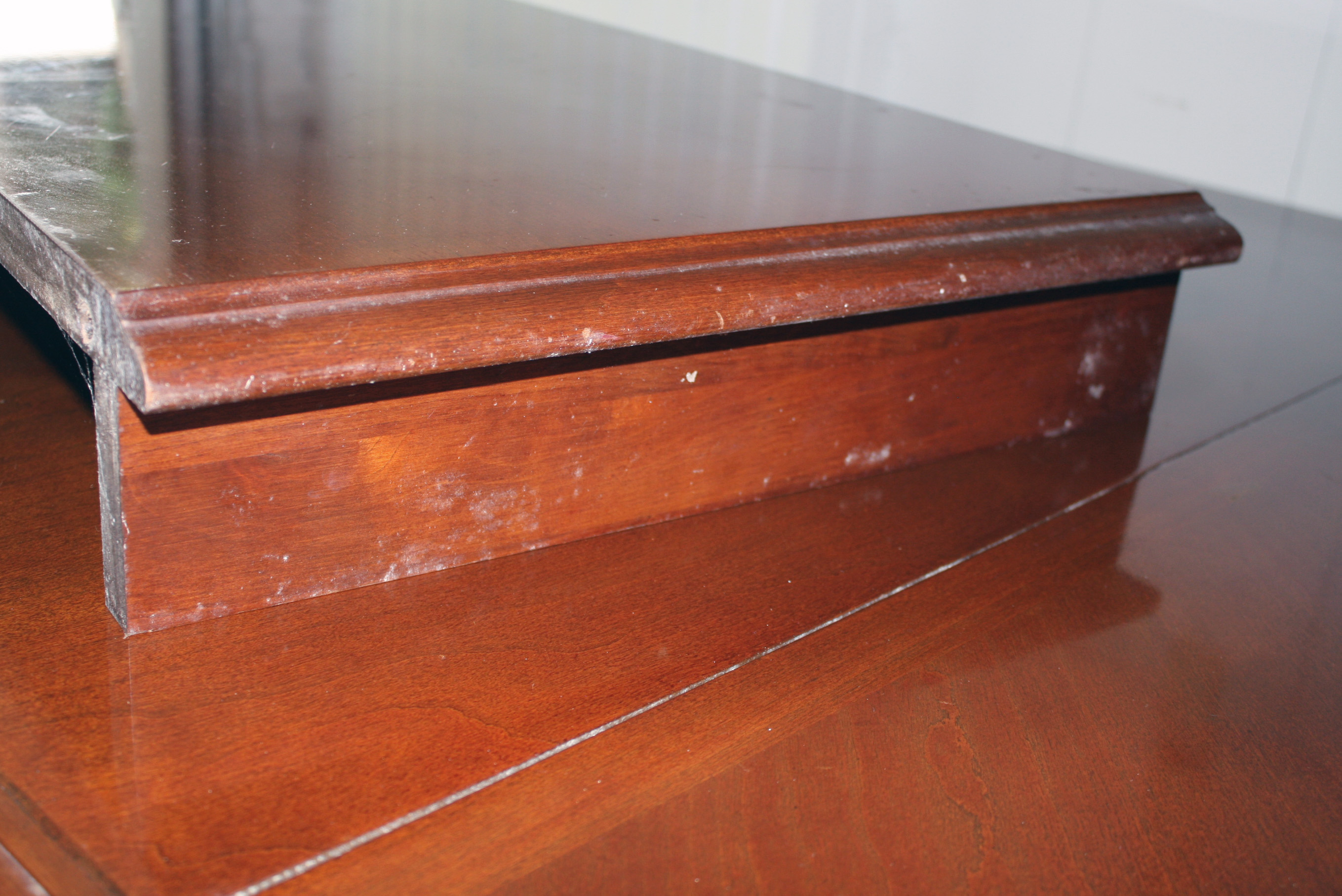 Vintage Chippendale Style Dining Table with Leaf Inserts