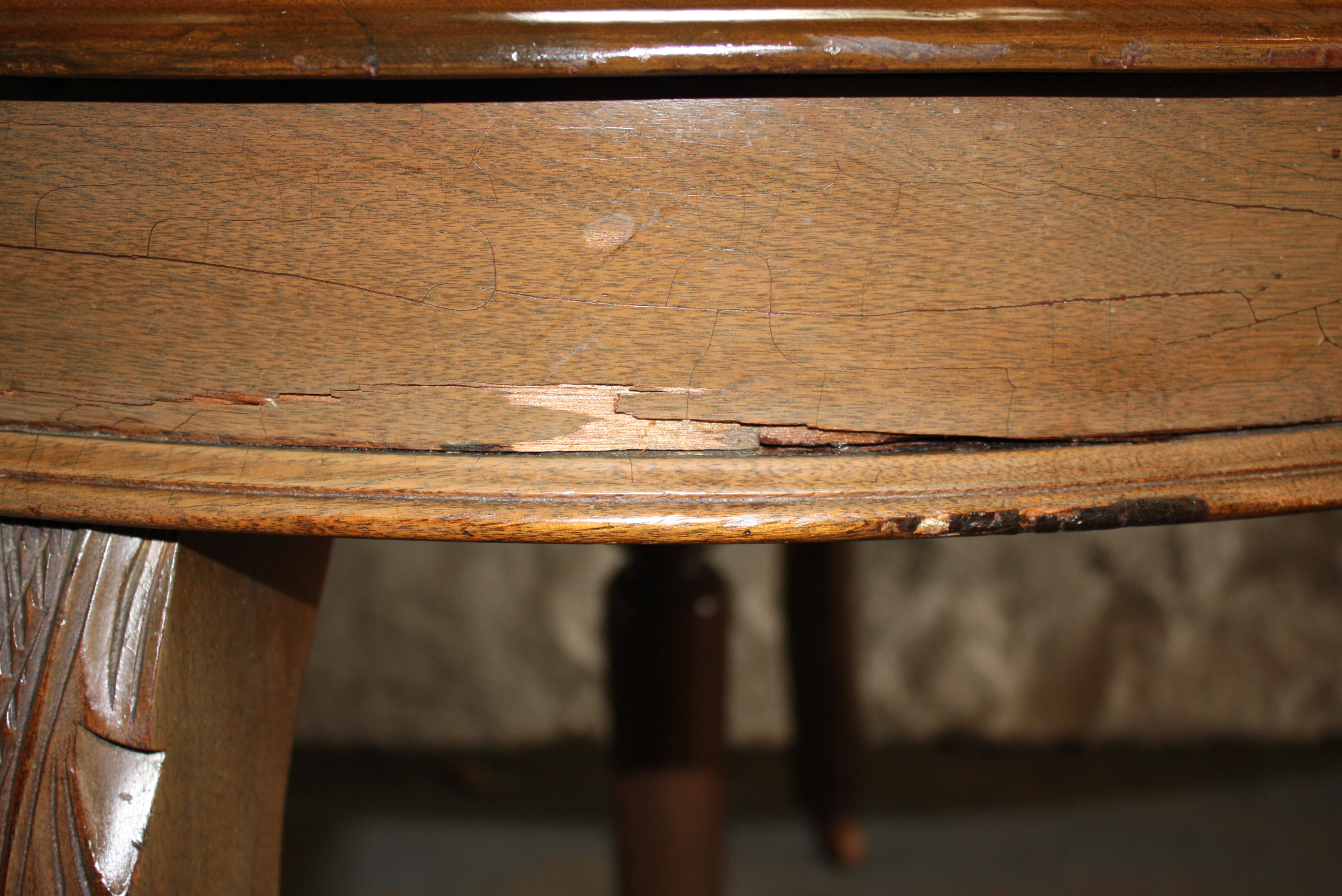 Antique Mahogany Dining Table with Leaf Inserts