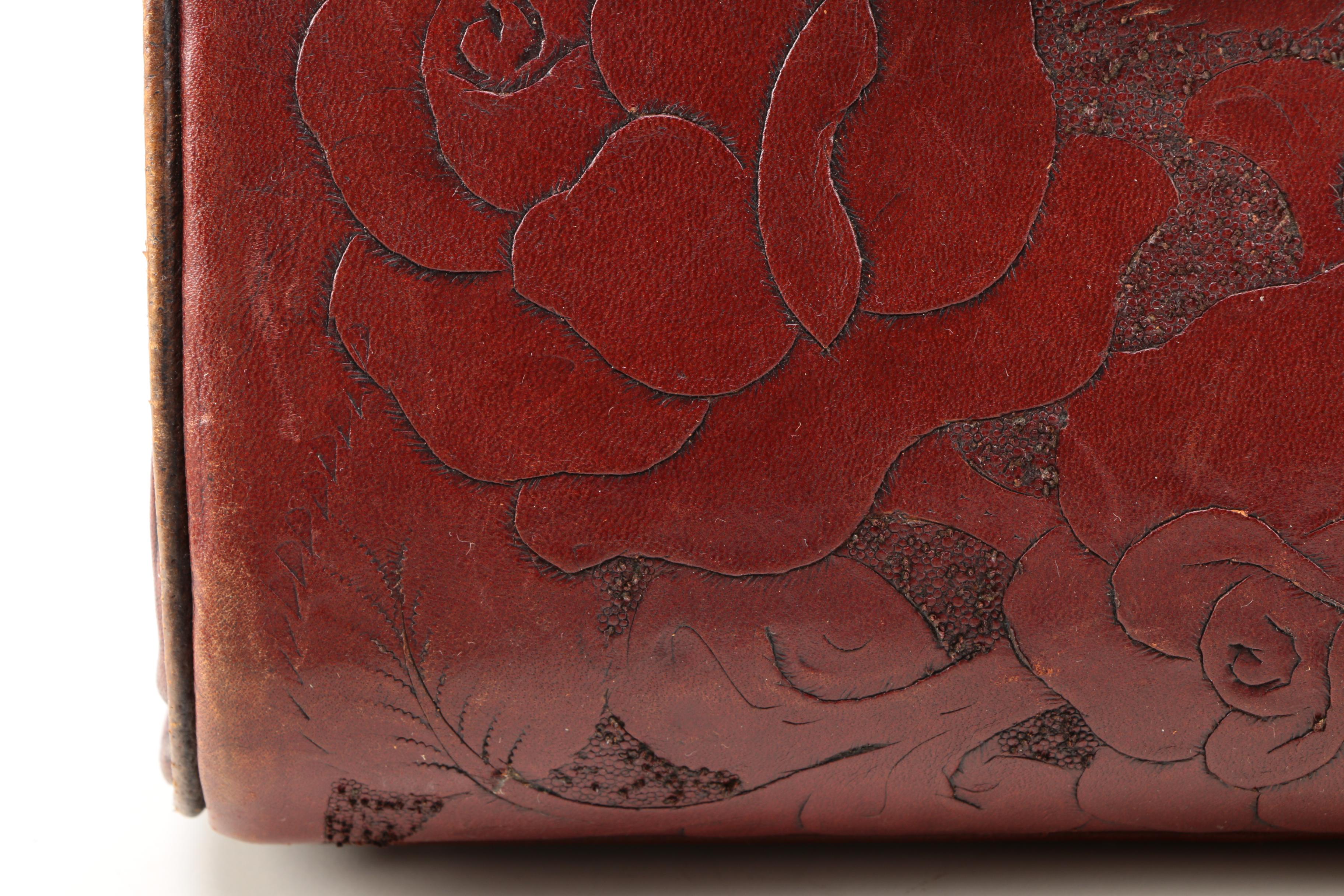 Vintage Tooled Leather Handbags