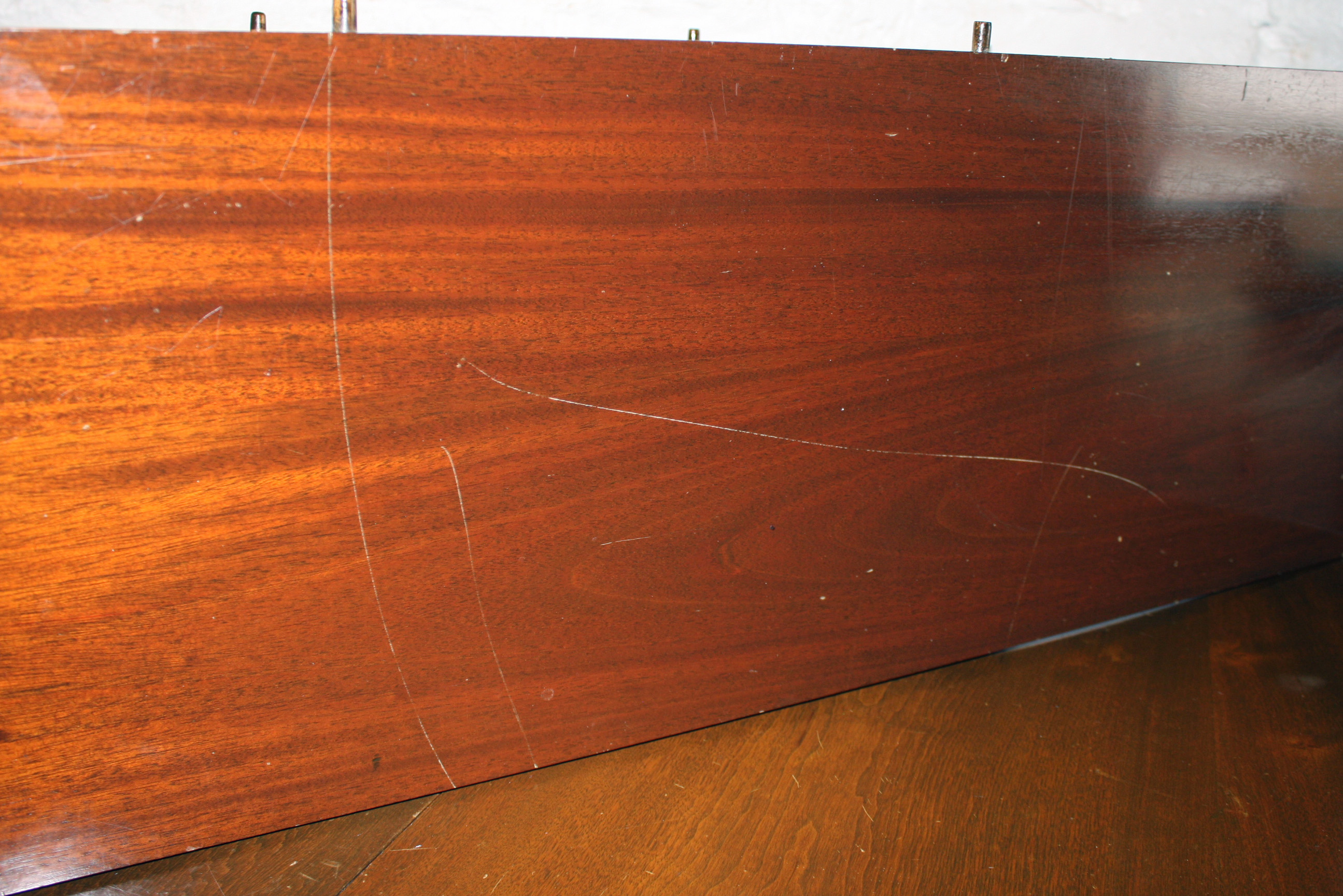 Antique Mahogany Dining Table with Leaf Inserts