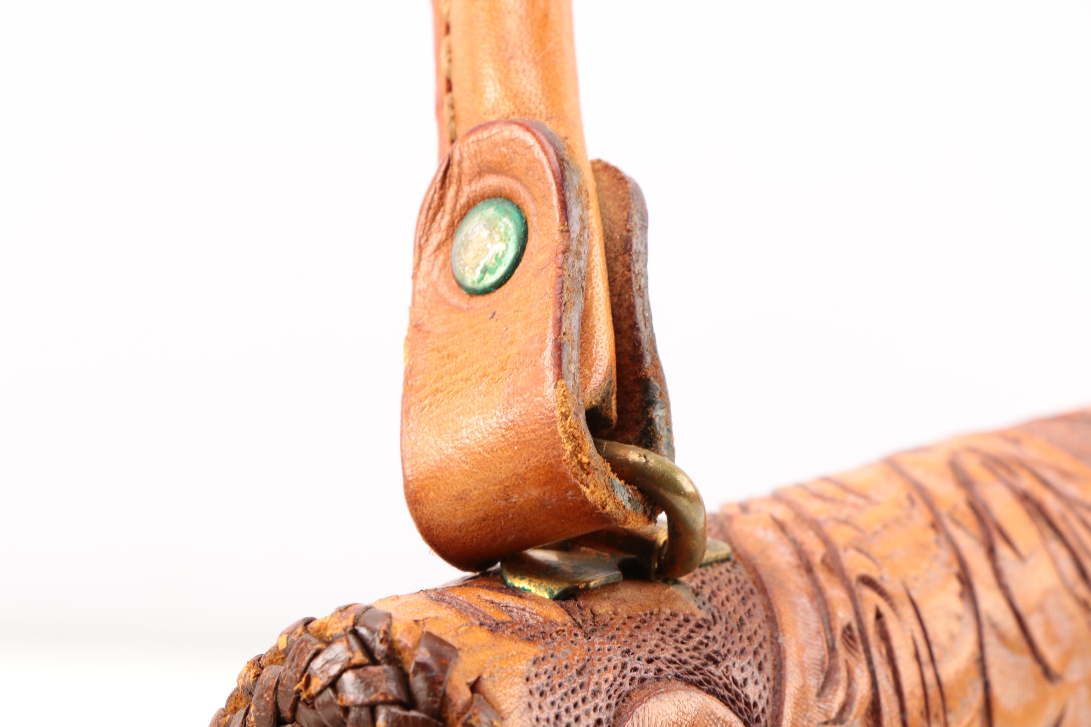 Vintage Tooled Leather Handbags