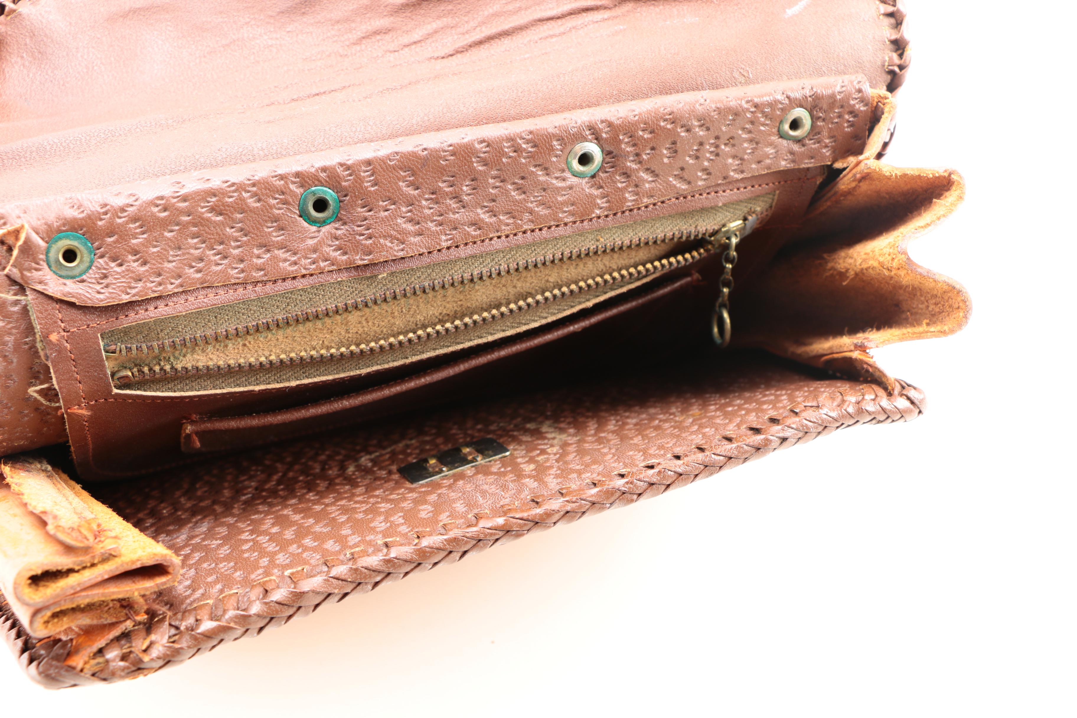 Vintage Tooled Leather Handbags