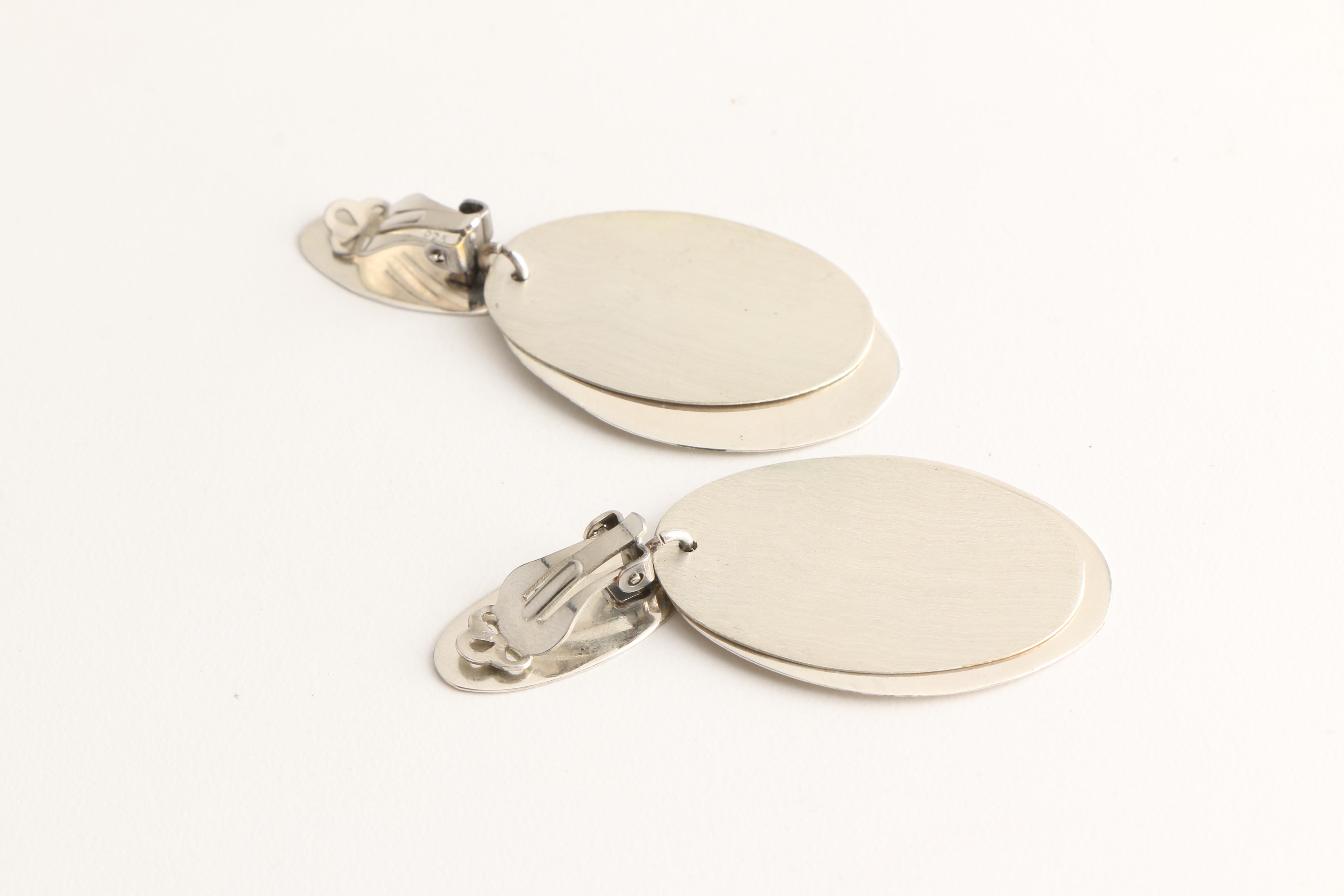 Sterling Silver Cuff and Earrings