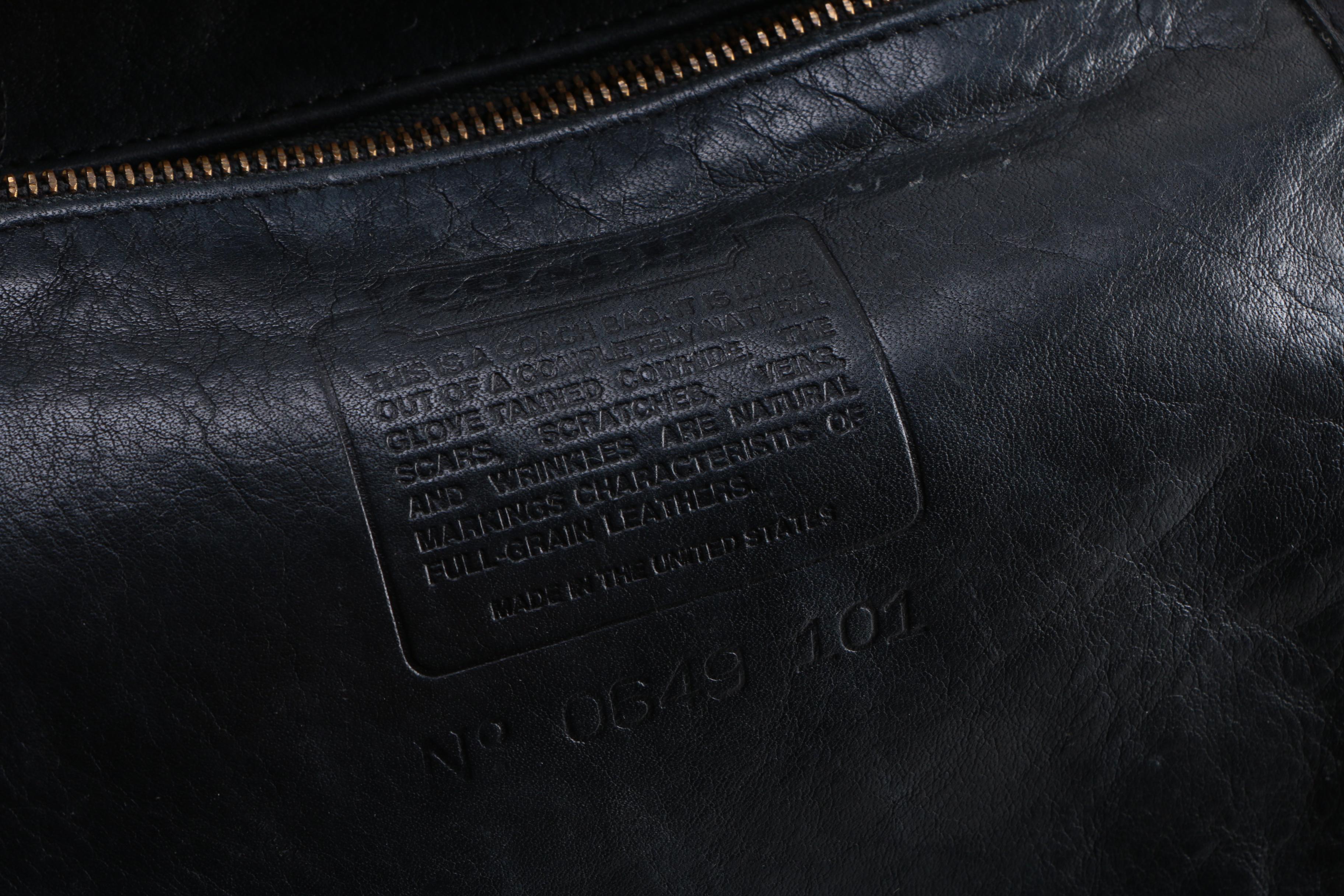 Vintage Coach Leather Handbags