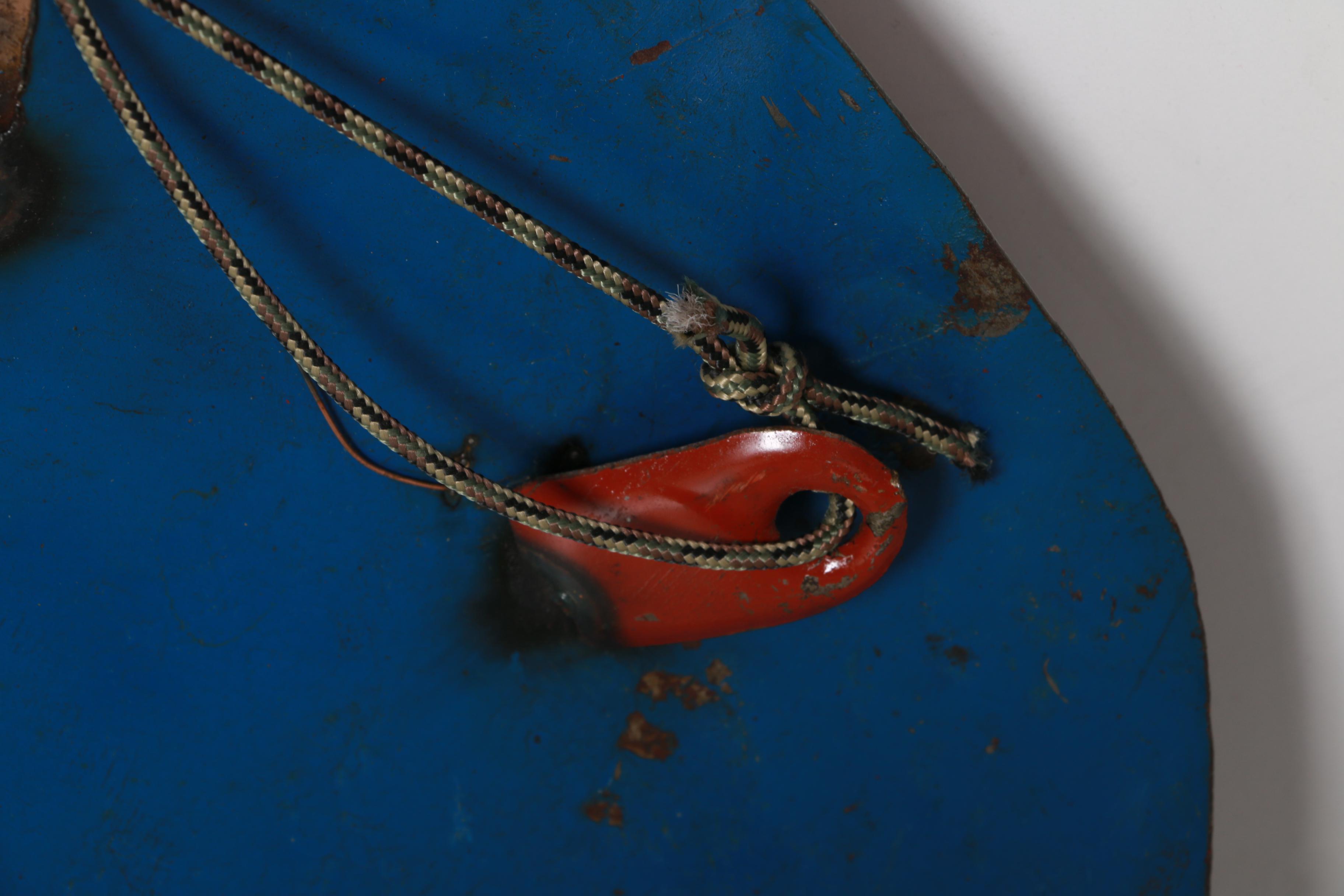 Electric Guitar Folk Art Metal Wall Hanging