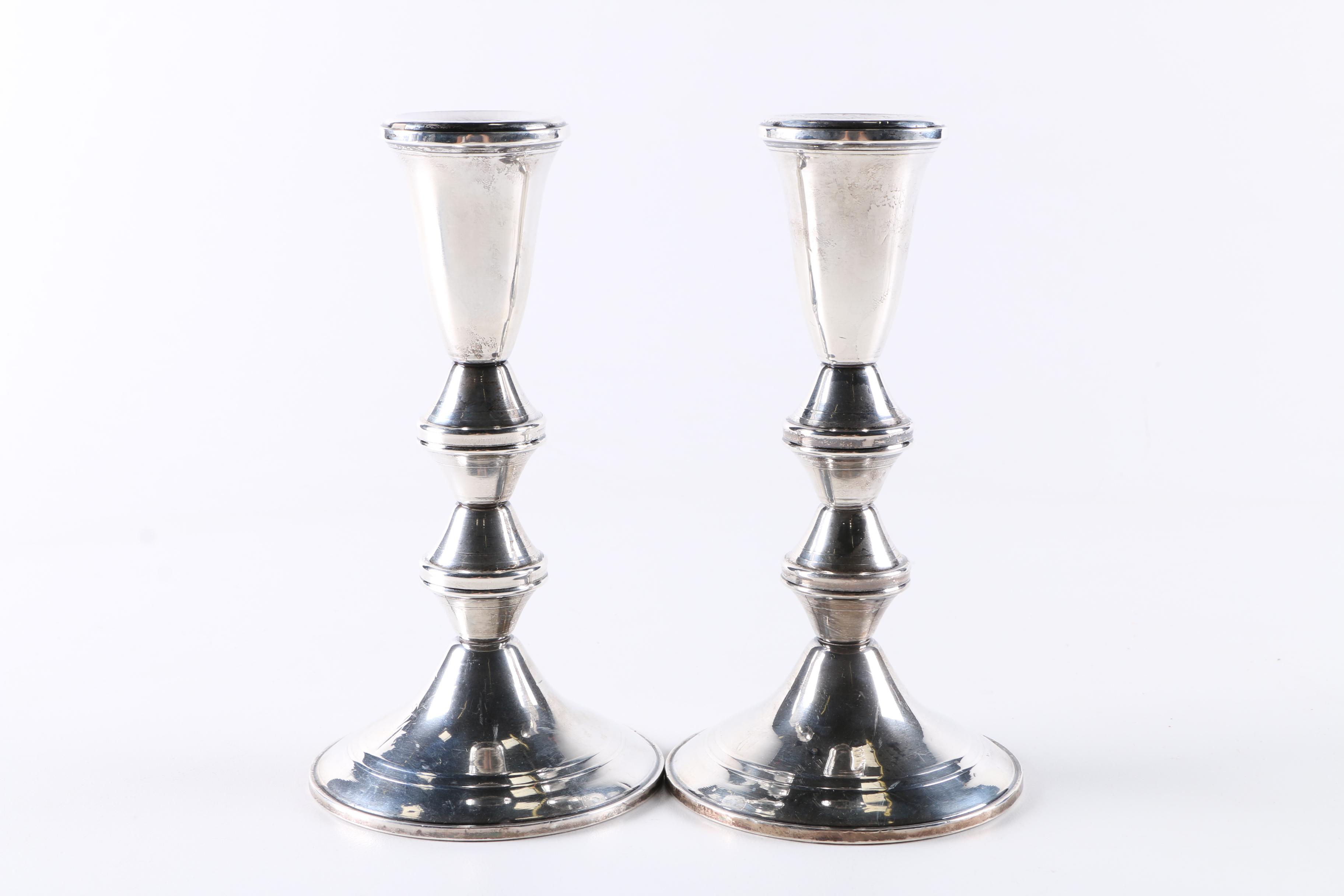 Duchin Creation Weighted Sterling Silver Candlestick Collection
