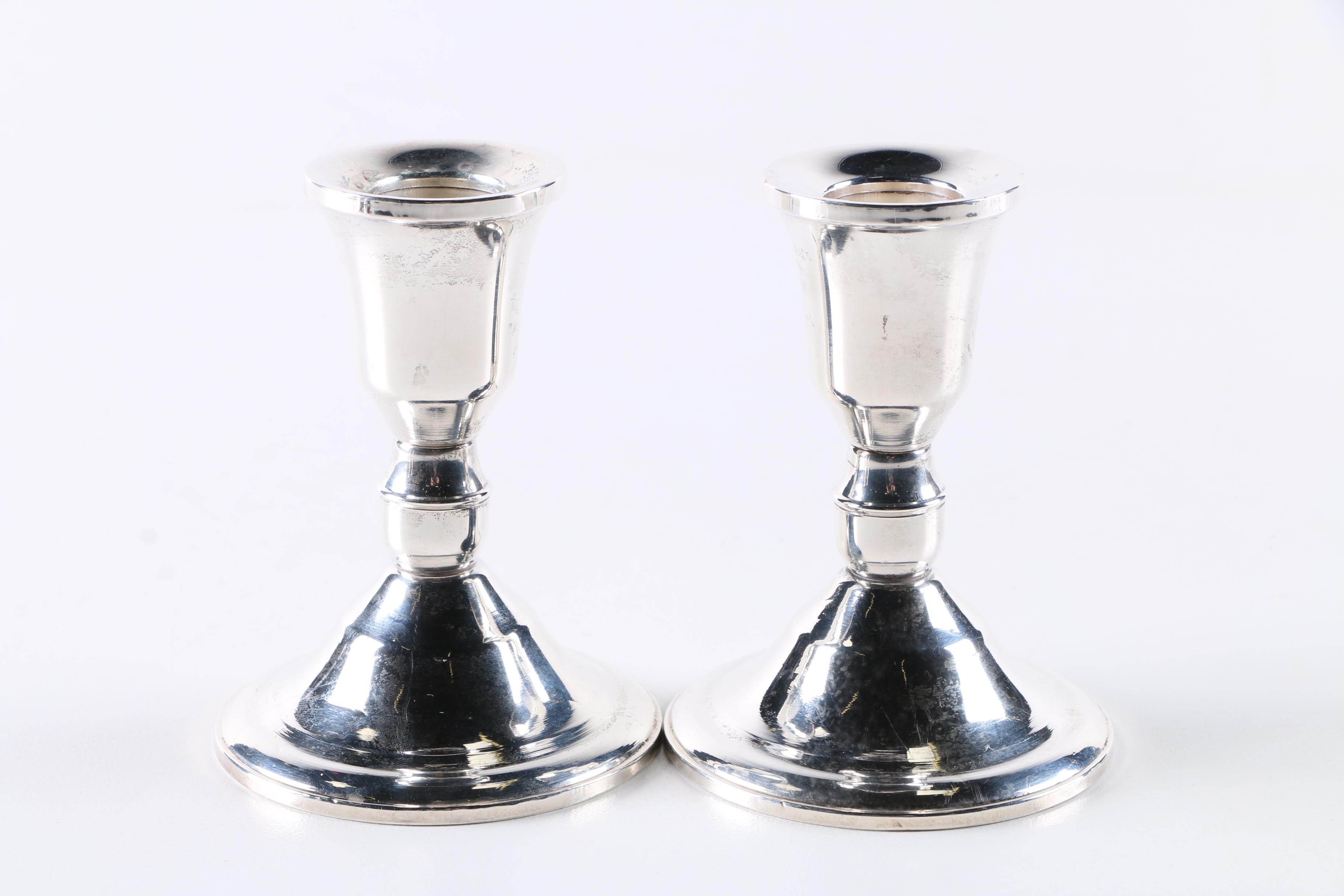Duchin Creation Weighted Sterling Silver Candlestick Collection