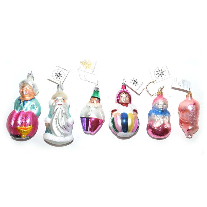 Christopher Radko Hand-Painted Glass Ornaments