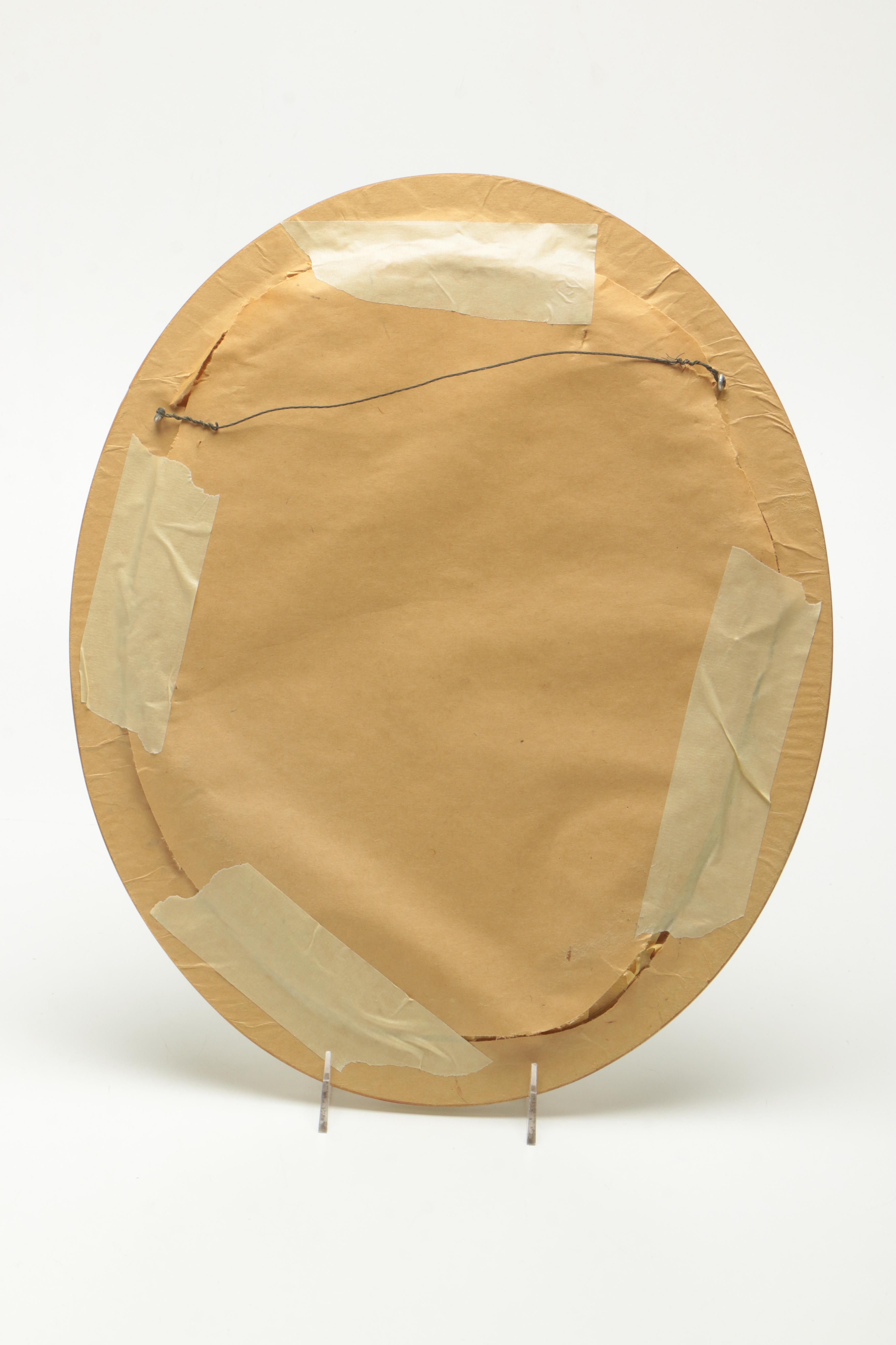 Needlepoint Embroideries of 19th Century Style Man and Woman